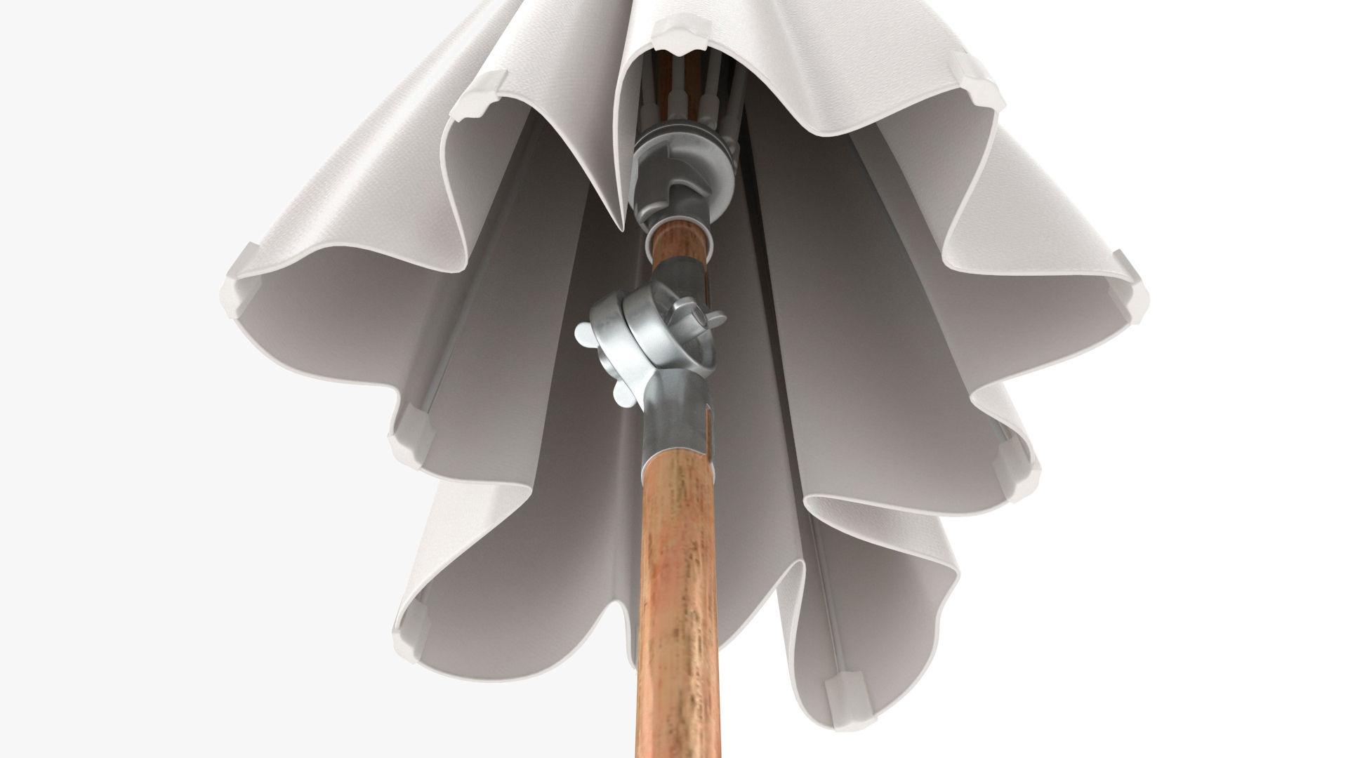 3D model Adjustable Outdoor Patio Umbrella Folded
