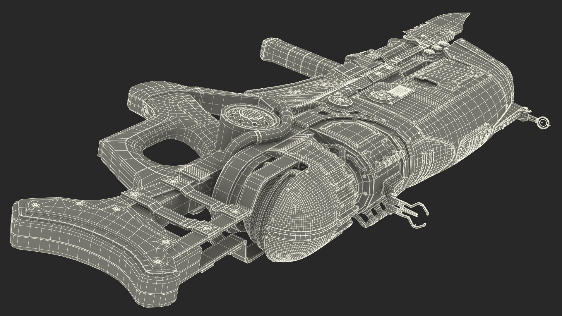 3D model Assault Rifle Concept with Bayonet Black