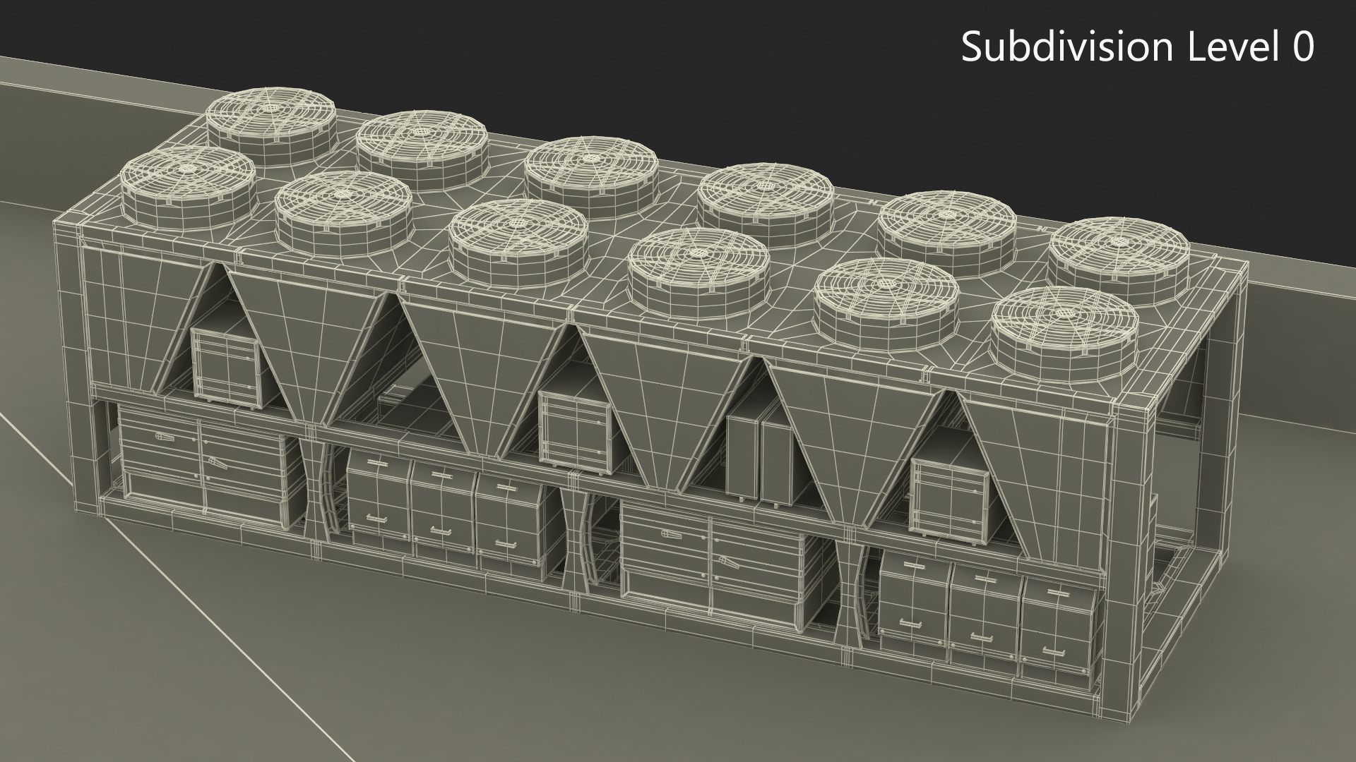 3D model Car Service Air Conditioning System
