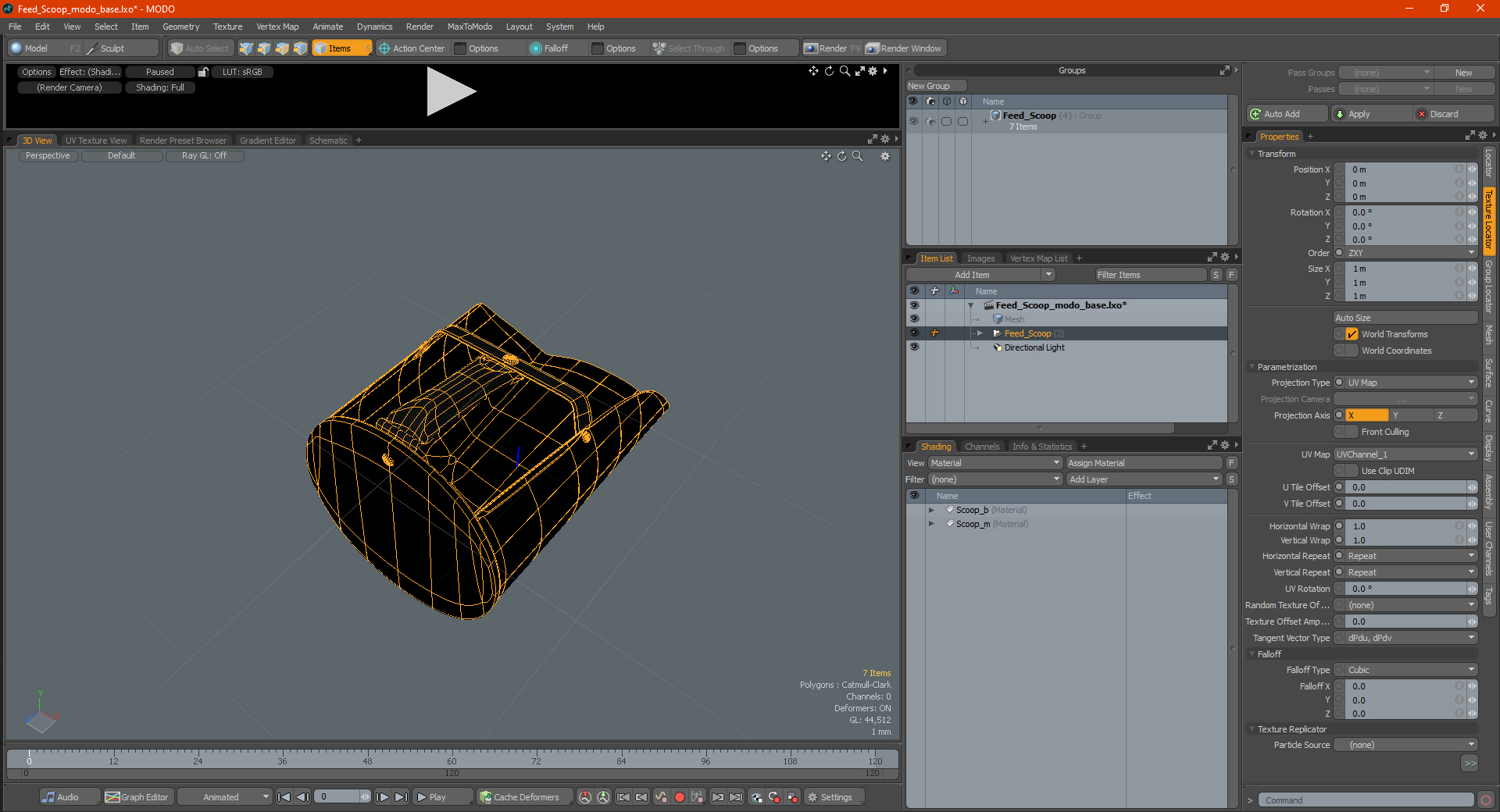 3D model Feed Scoop