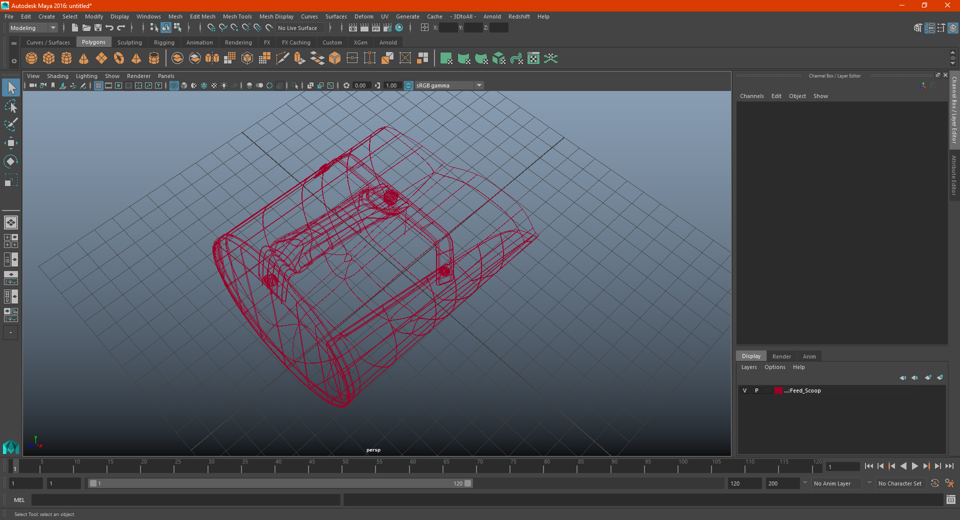 3D model Feed Scoop