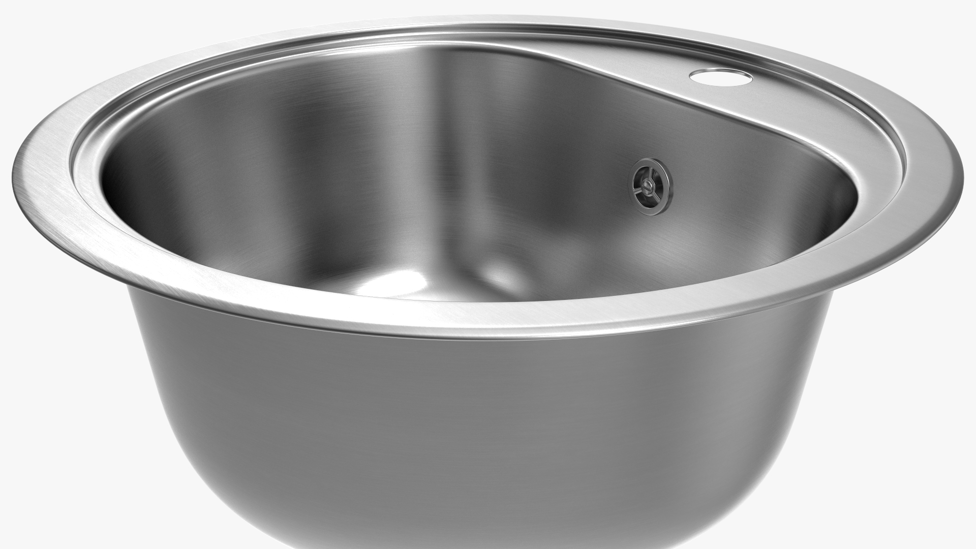 3D Oval Stainless Steel Inset Sink