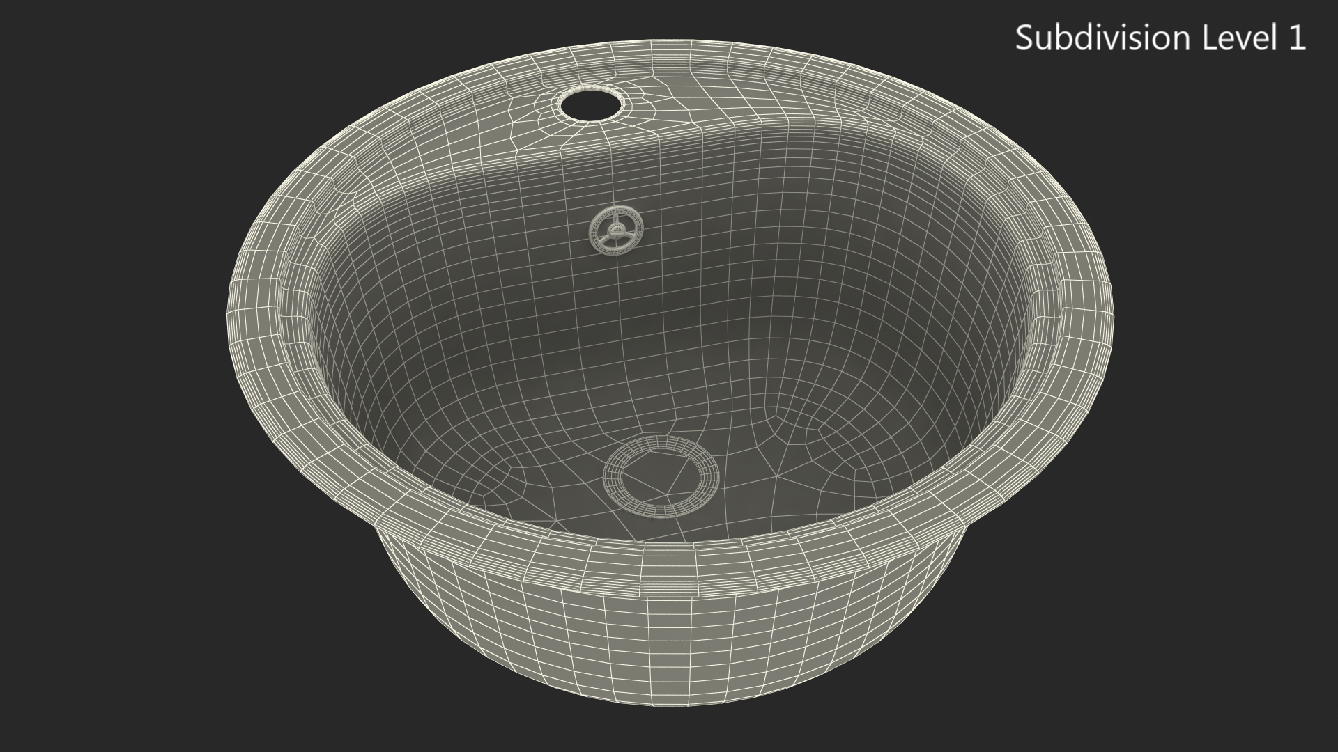 3D Oval Stainless Steel Inset Sink