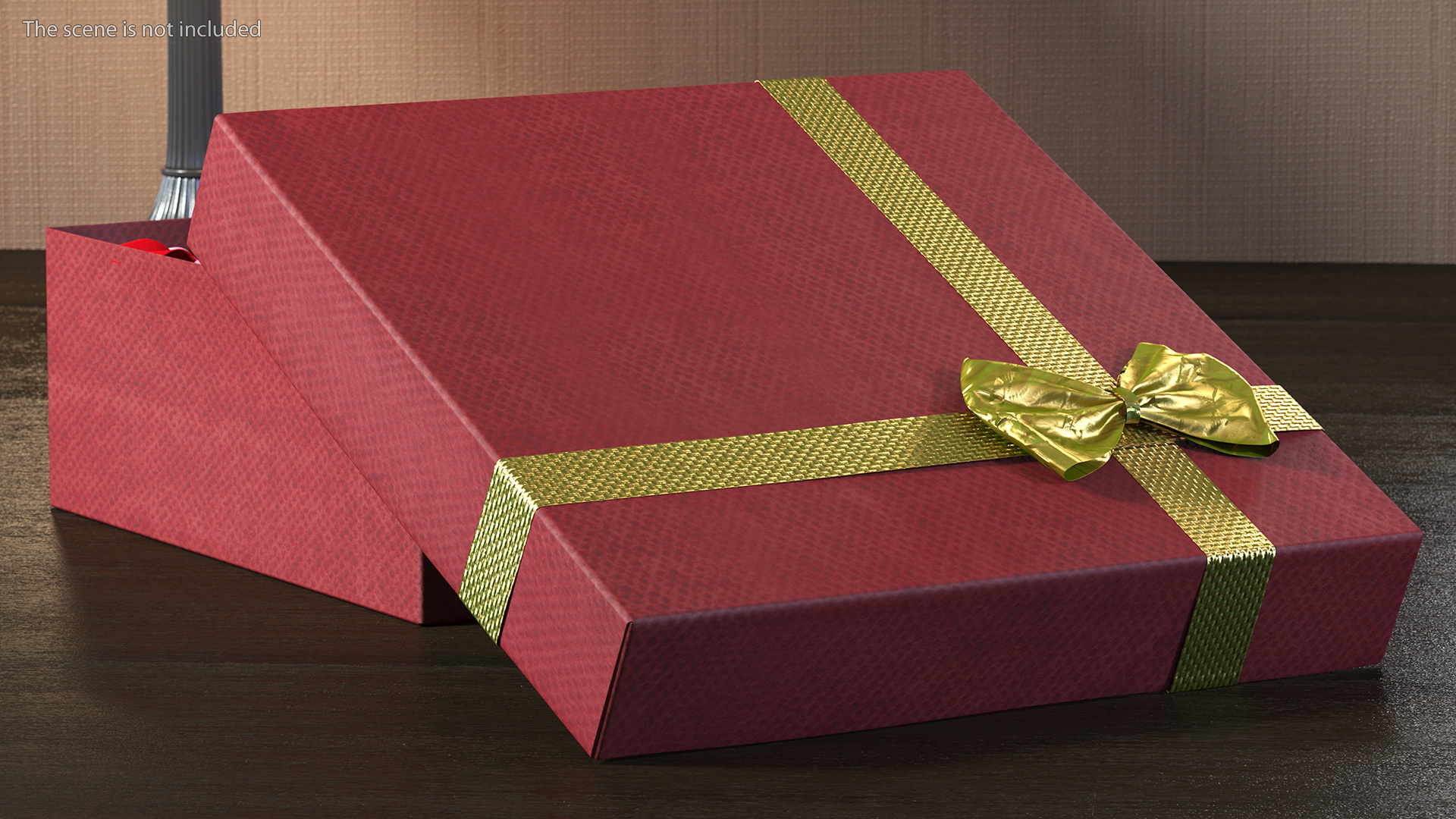 3D model Box With Rose Petals