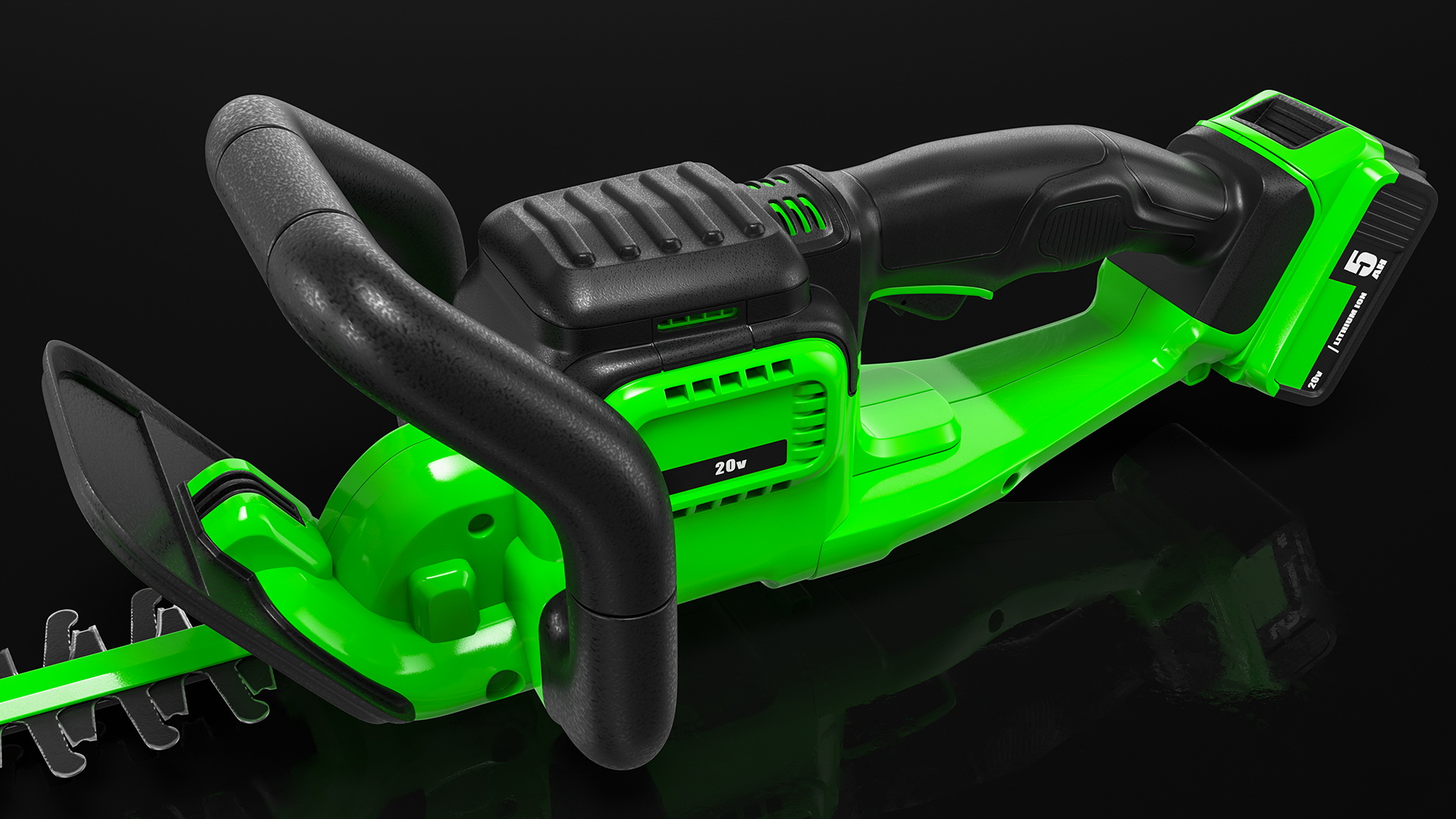 3D Cordless Electric Hedge Trimmer with 20V Battery model