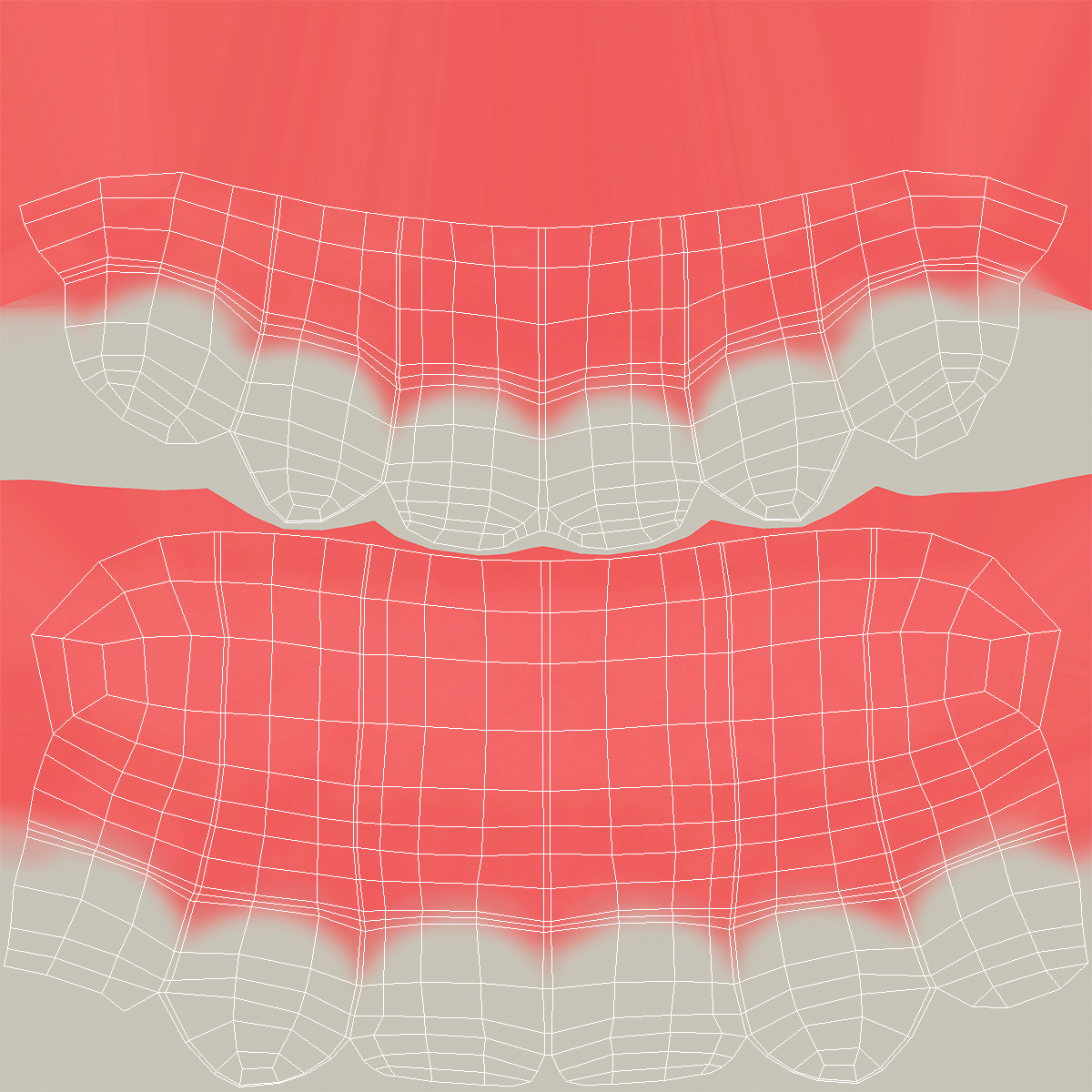 Gummy Teeth Candy 3D