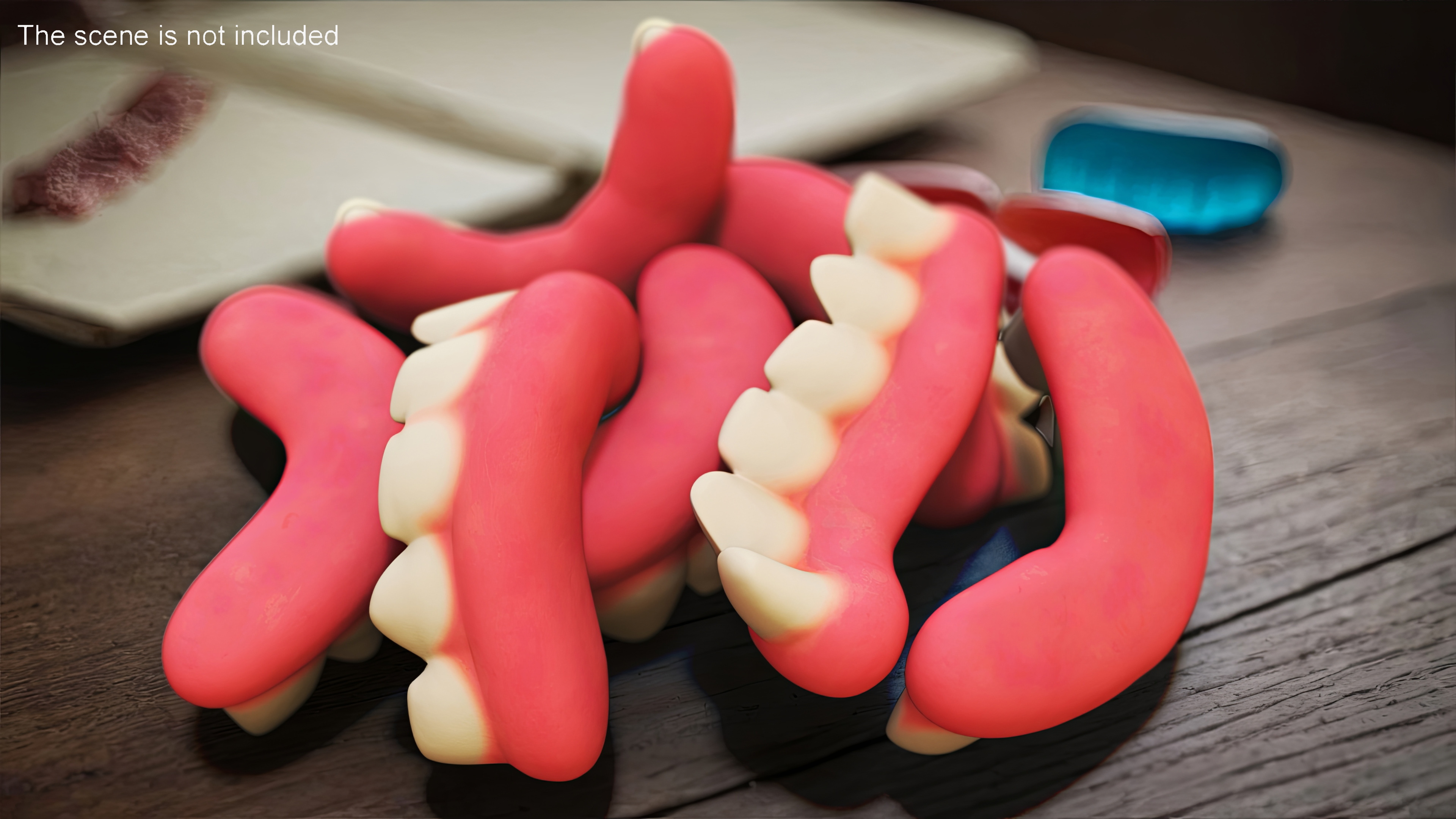 Gummy Teeth Candy 3D