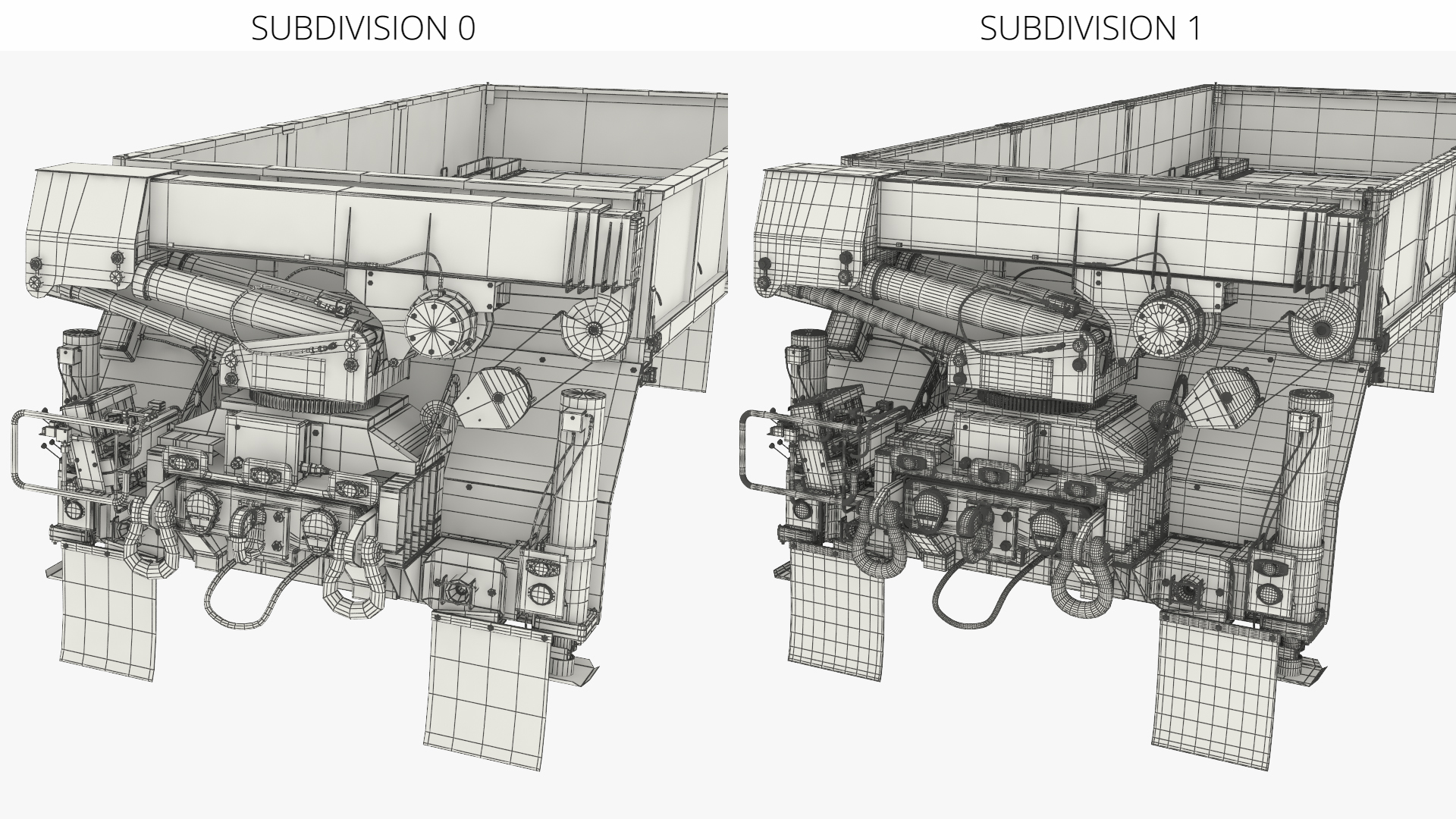 Military Flatbed Cargo Module with Loader Tan, view 10