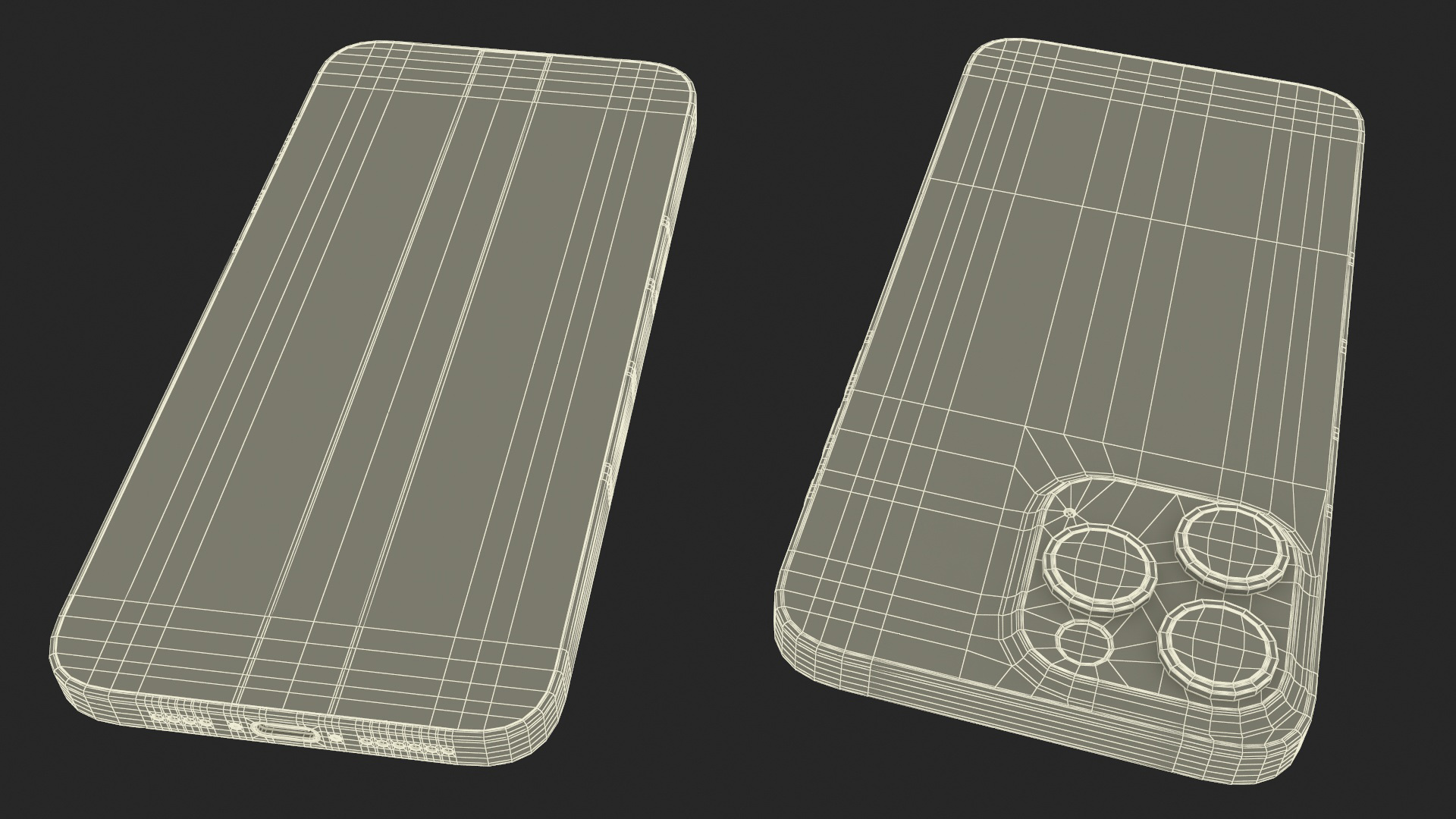 Natural Titanium IPhone 15 Pro Max Broken Glass 3D