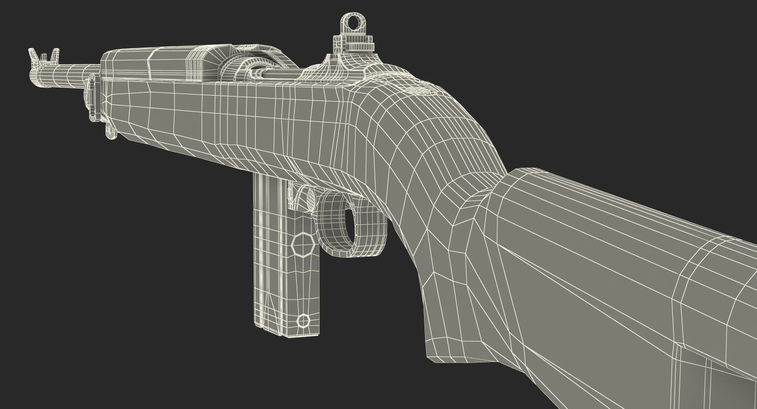 American M1 Carbine 3D model