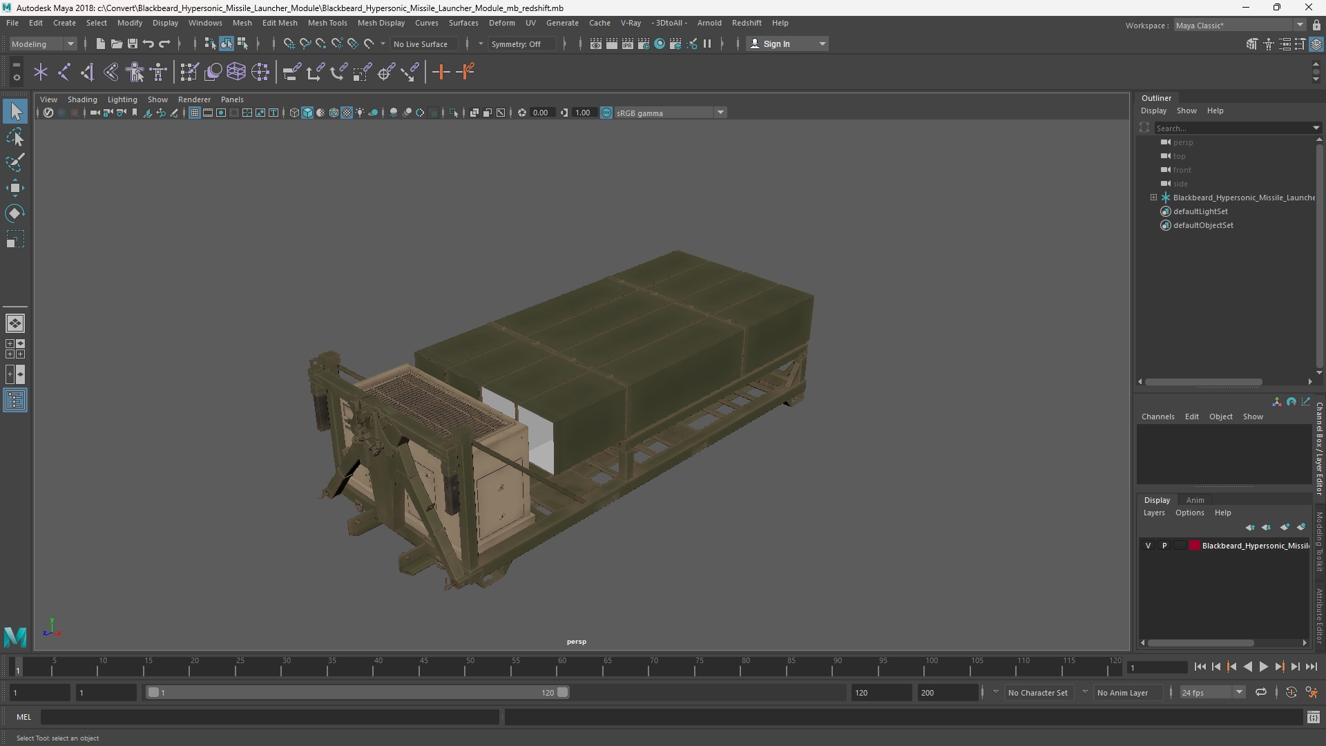 Blackbeard Hypersonic Missile Launcher Module - view 11