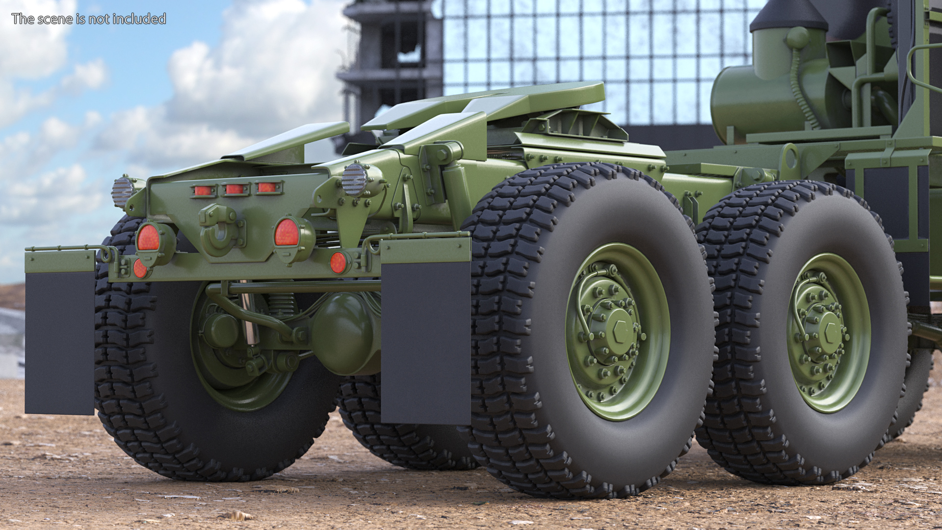 3D Oshkosh FMTV 5 Ton Tractor Camo