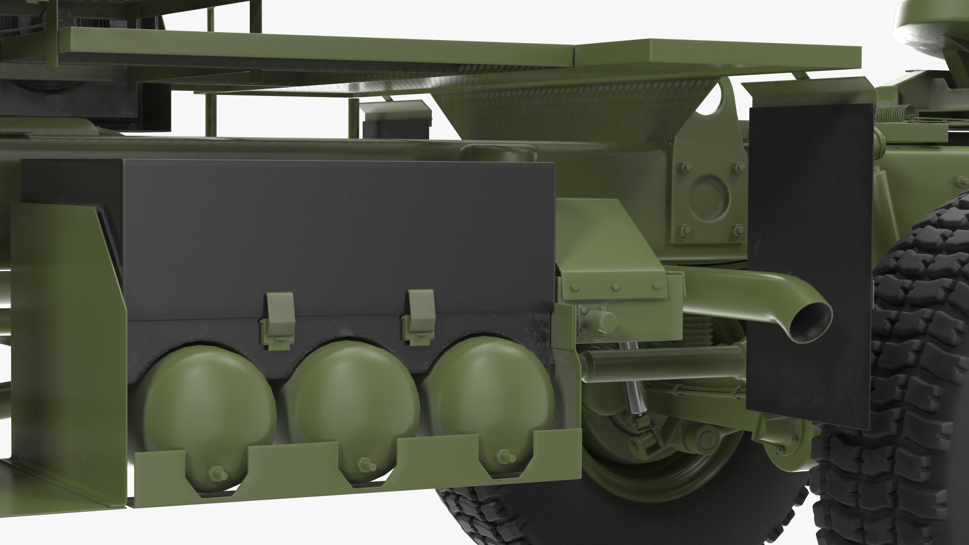 3D Oshkosh FMTV 5 Ton Tractor Camo