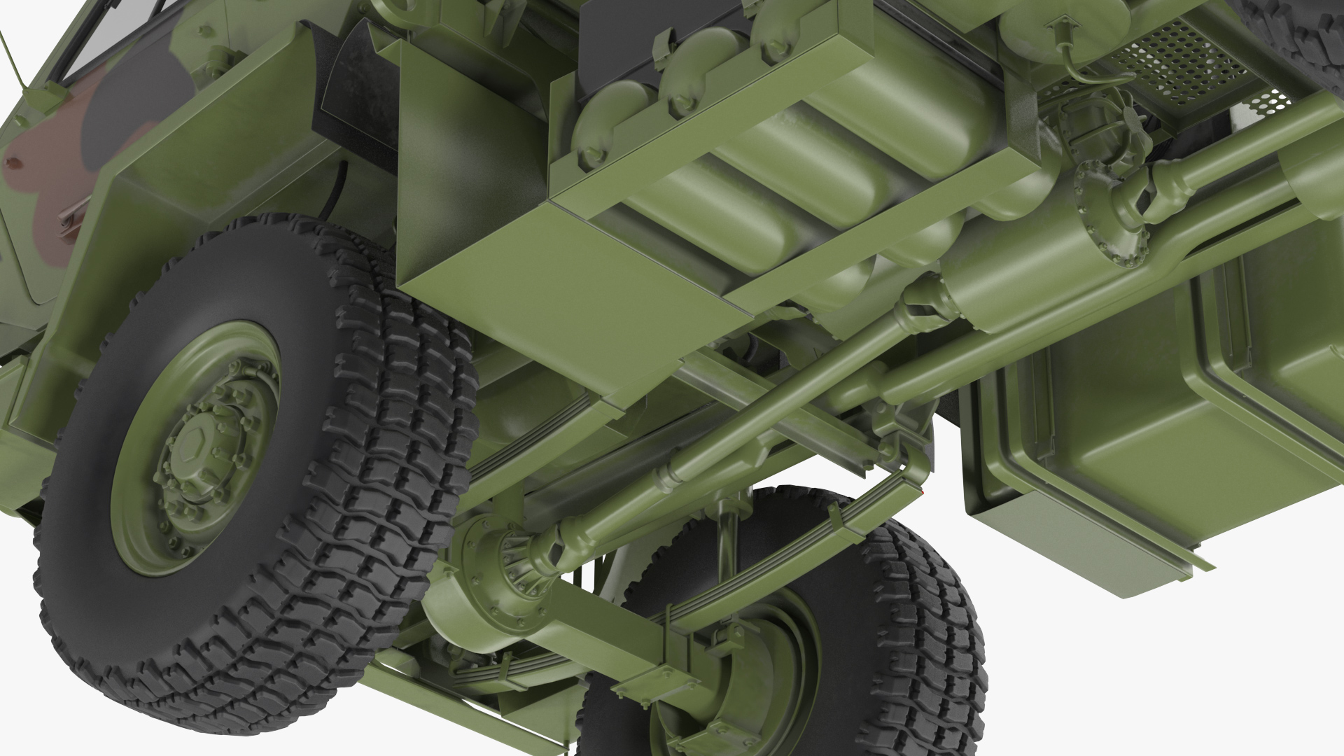 3D Oshkosh FMTV 5 Ton Tractor Camo