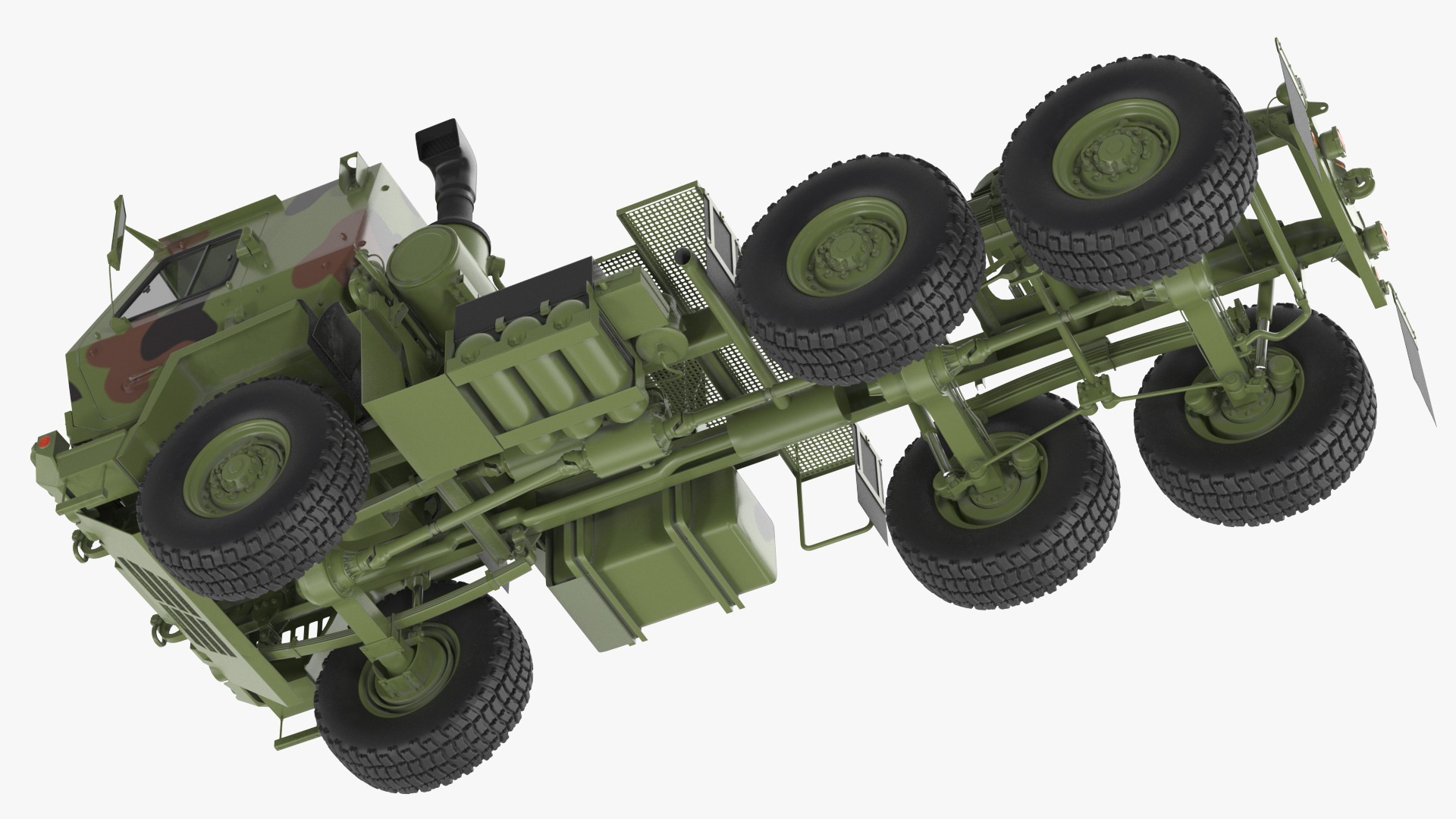3D Oshkosh FMTV 5 Ton Tractor Camo