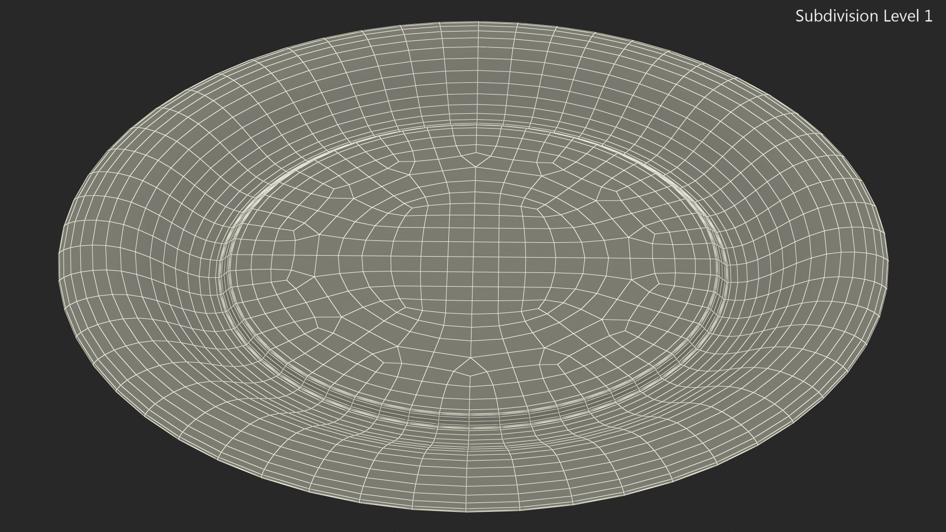 3D model Styrofoam Plate