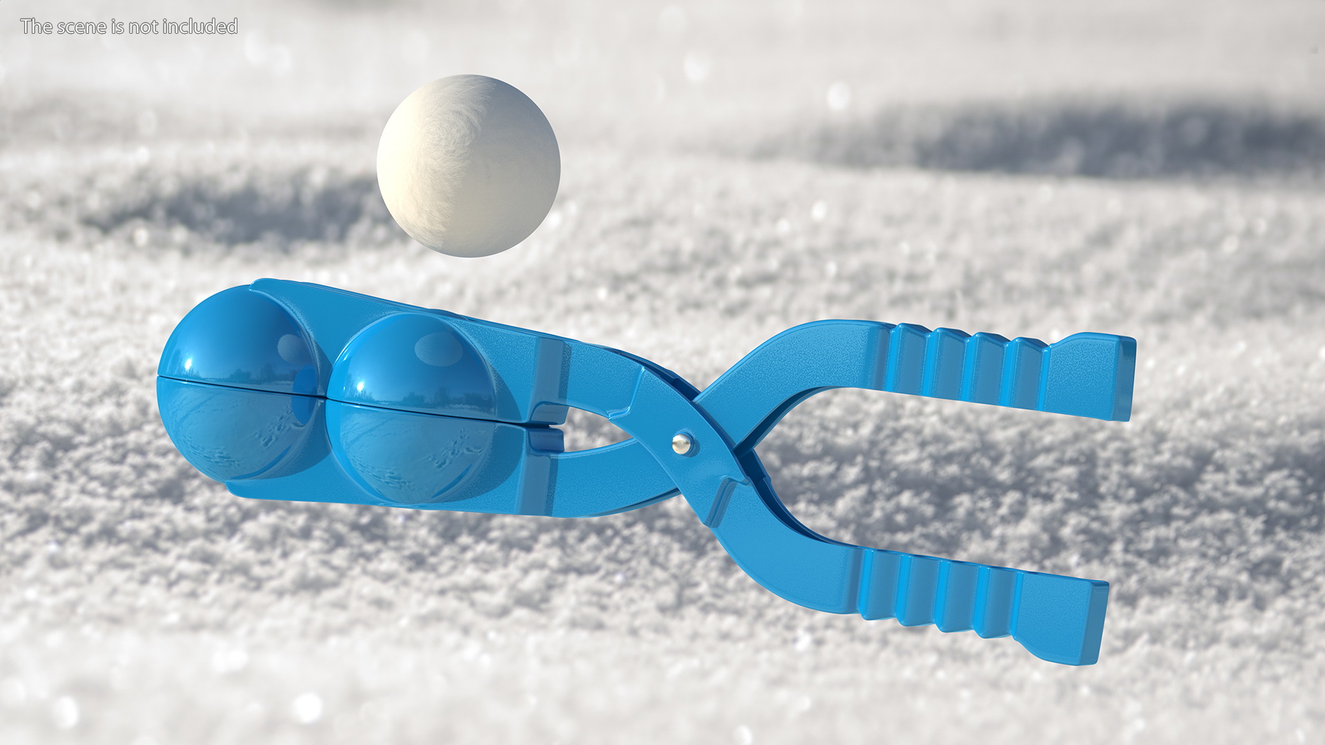 3D model Double Snowball Maker Clip with Snowball