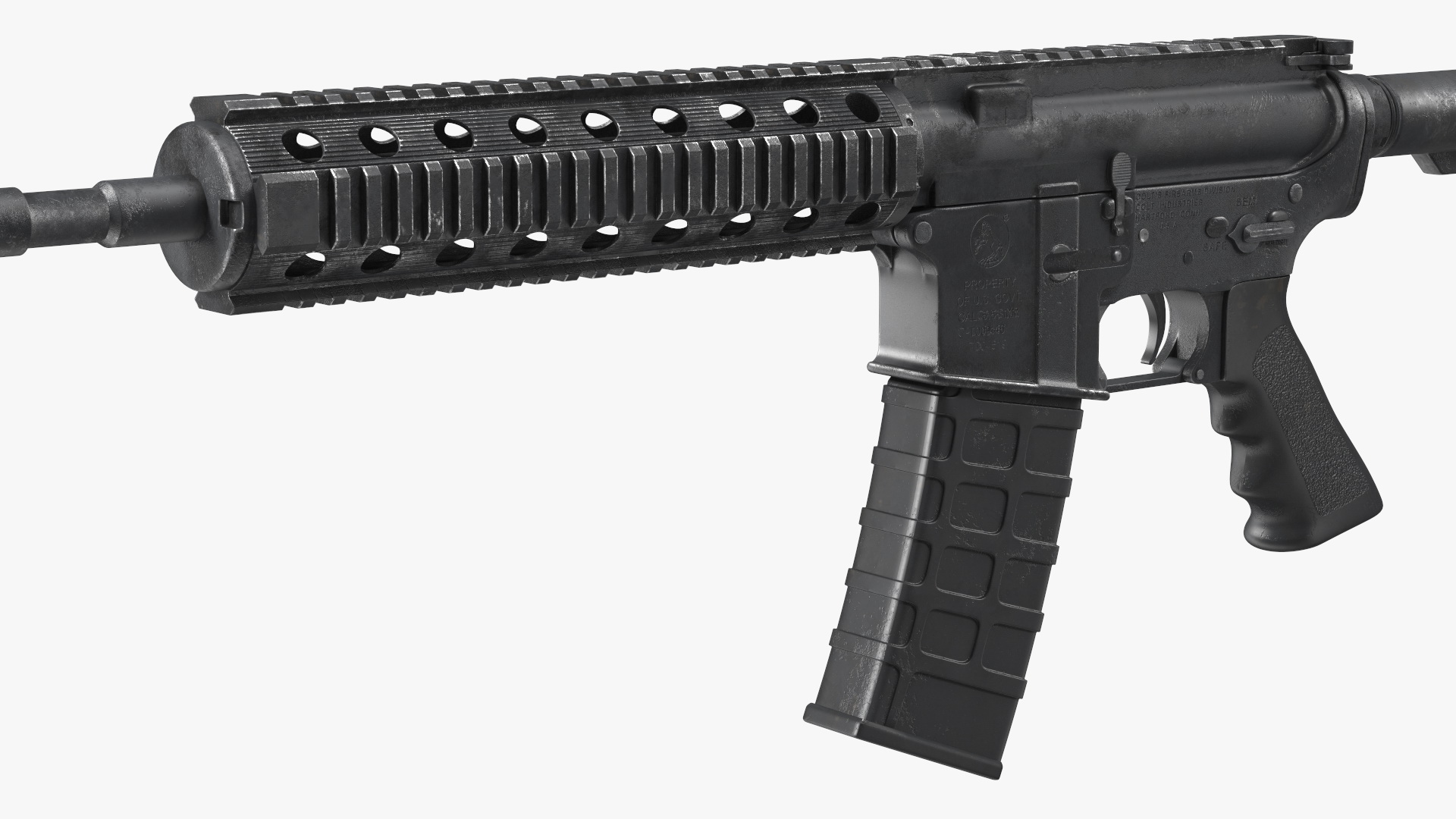 3D model AR-15 Tactical Rifle