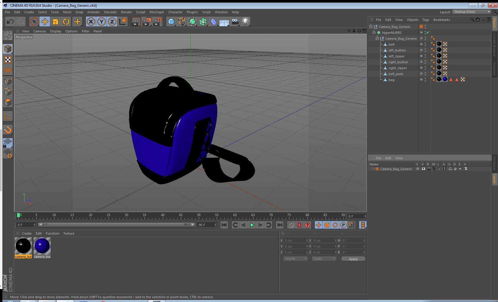 3D Camera Bag Generic model