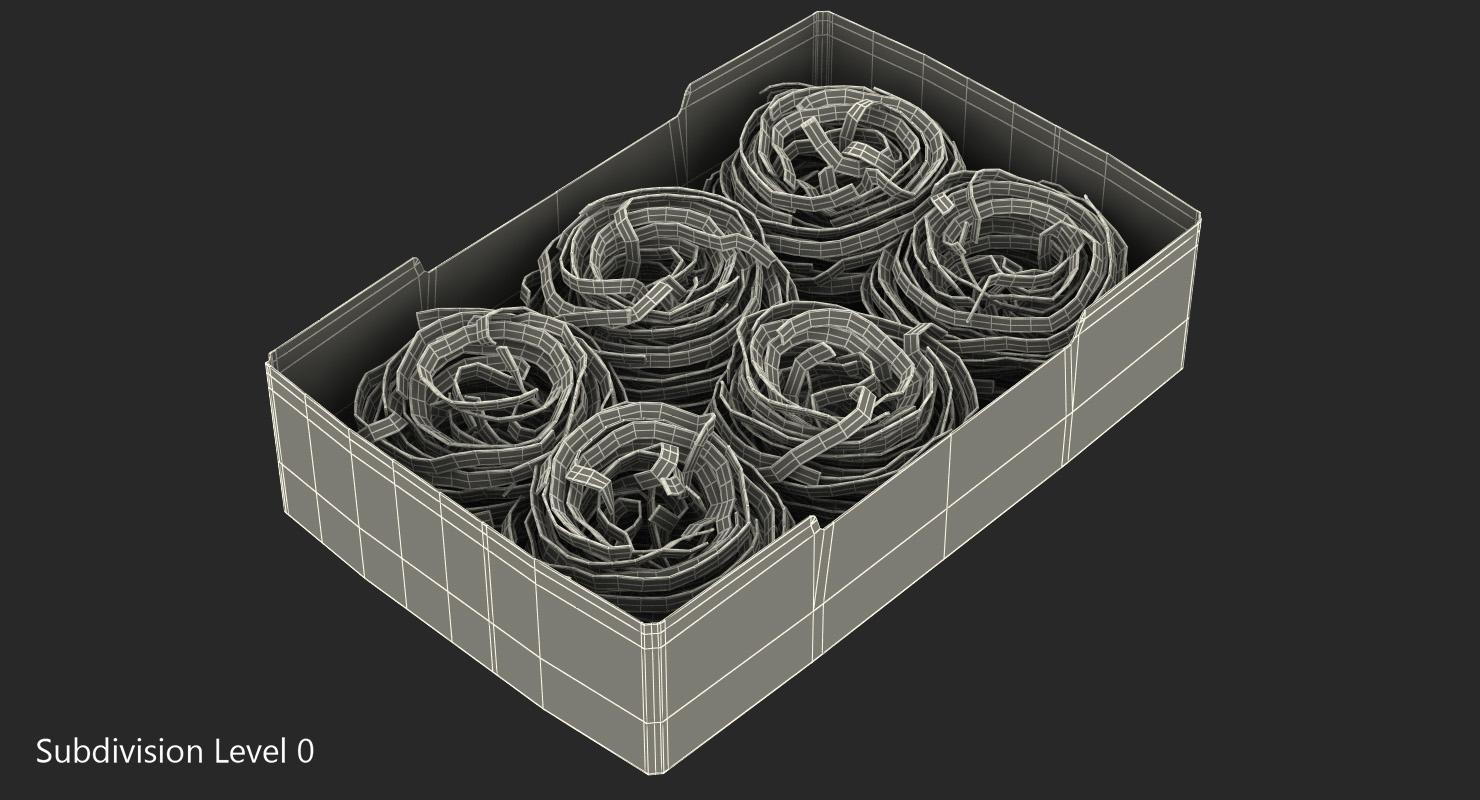 3D model Pasta Nests Set