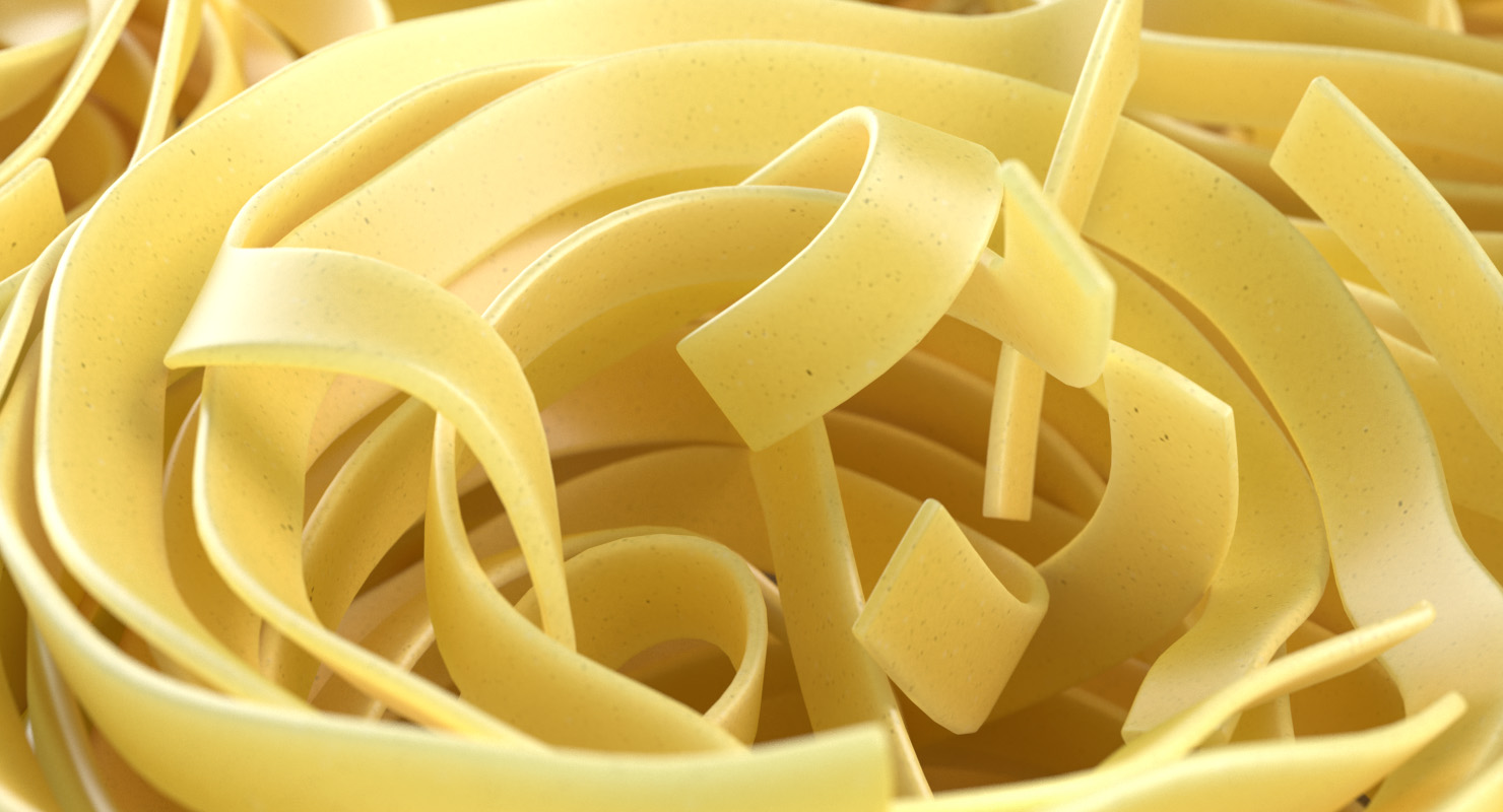 3D model Pasta Nests Set