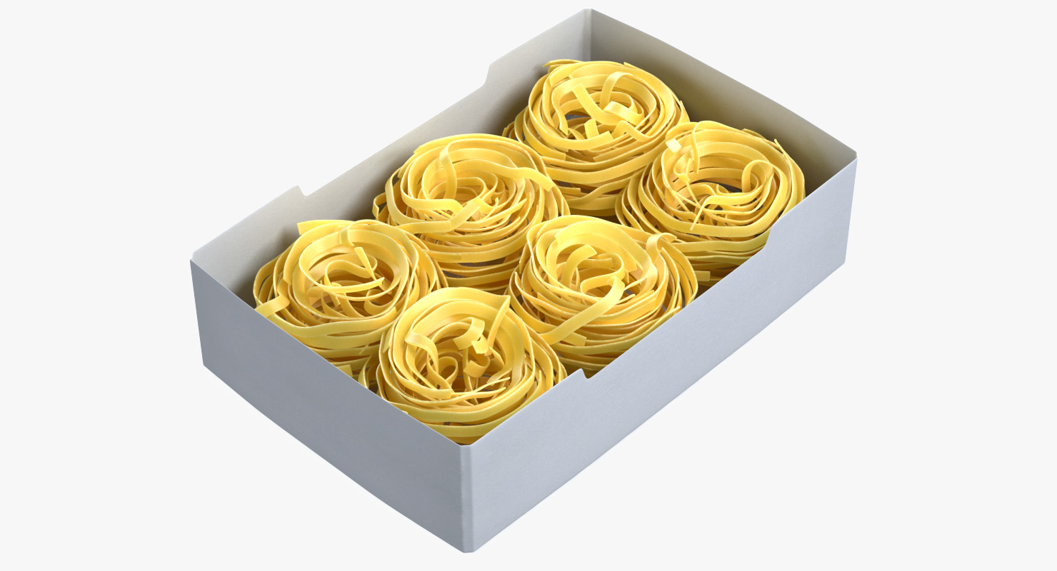 3D model Pasta Nests Set