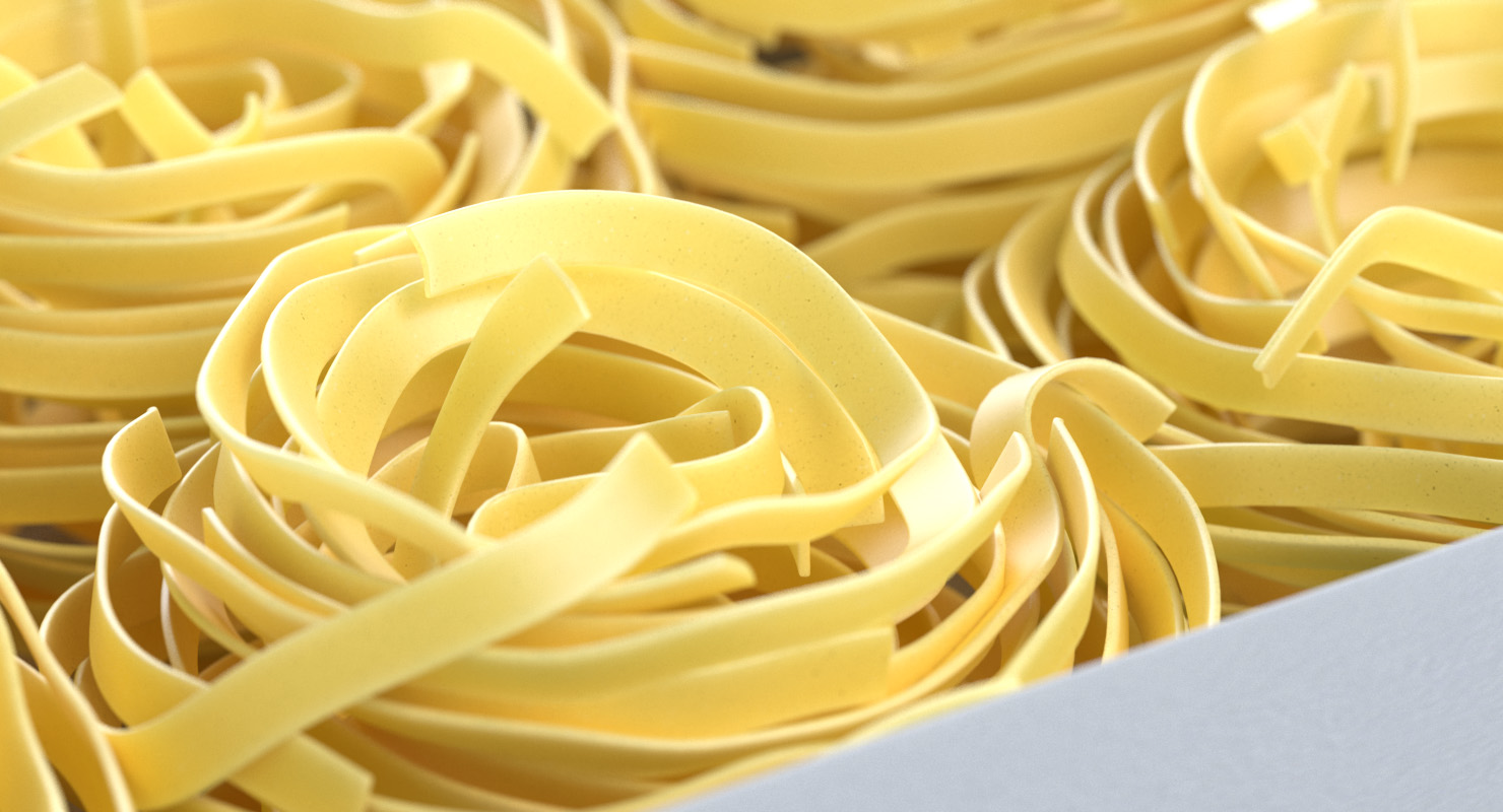 3D model Pasta Nests Set