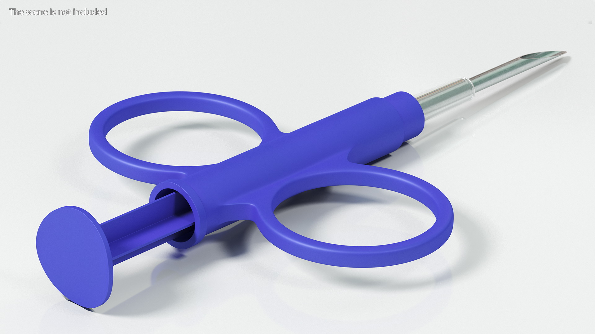 Pet ID Microchip Syringe 3D model
