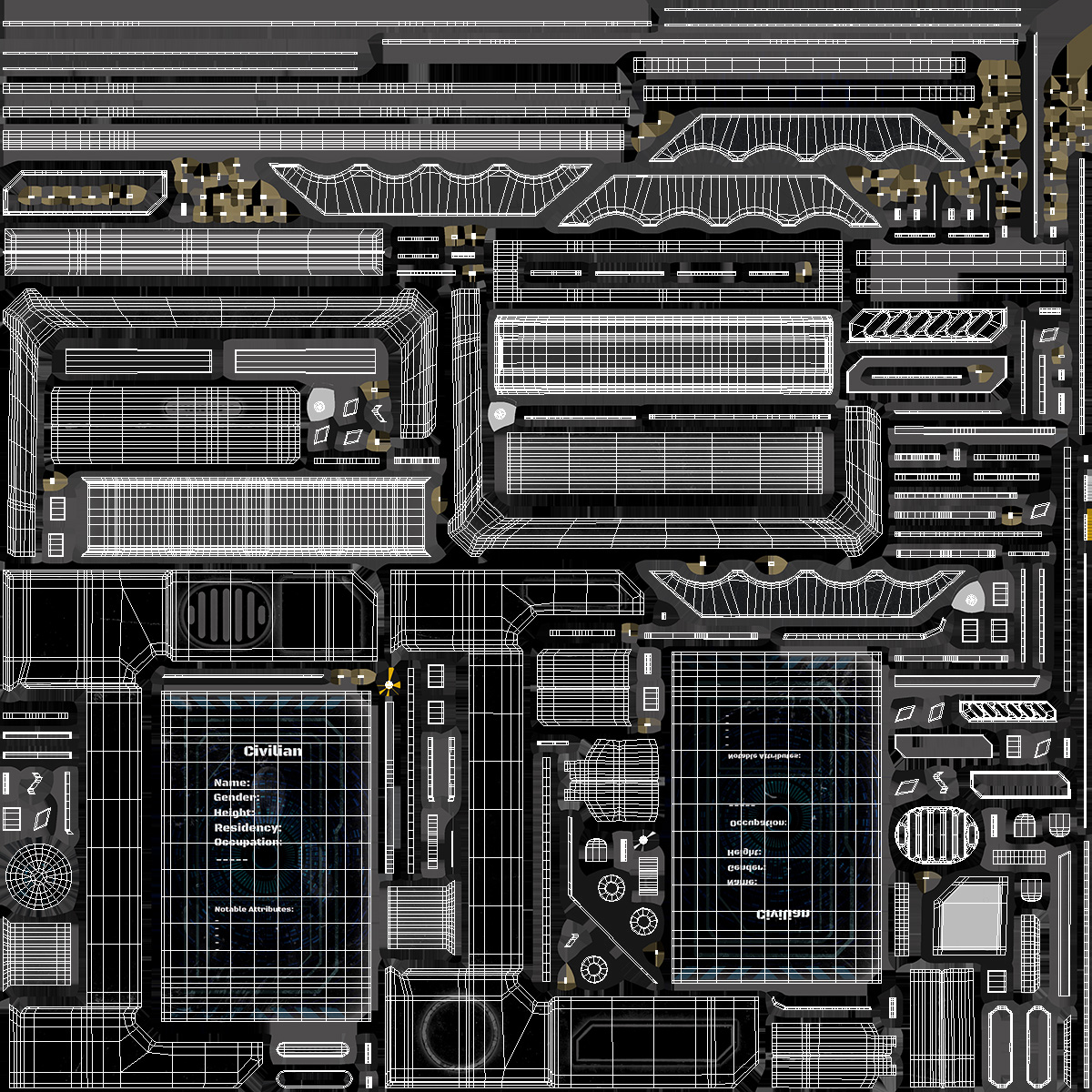 3D Old Sci-Fi Phone