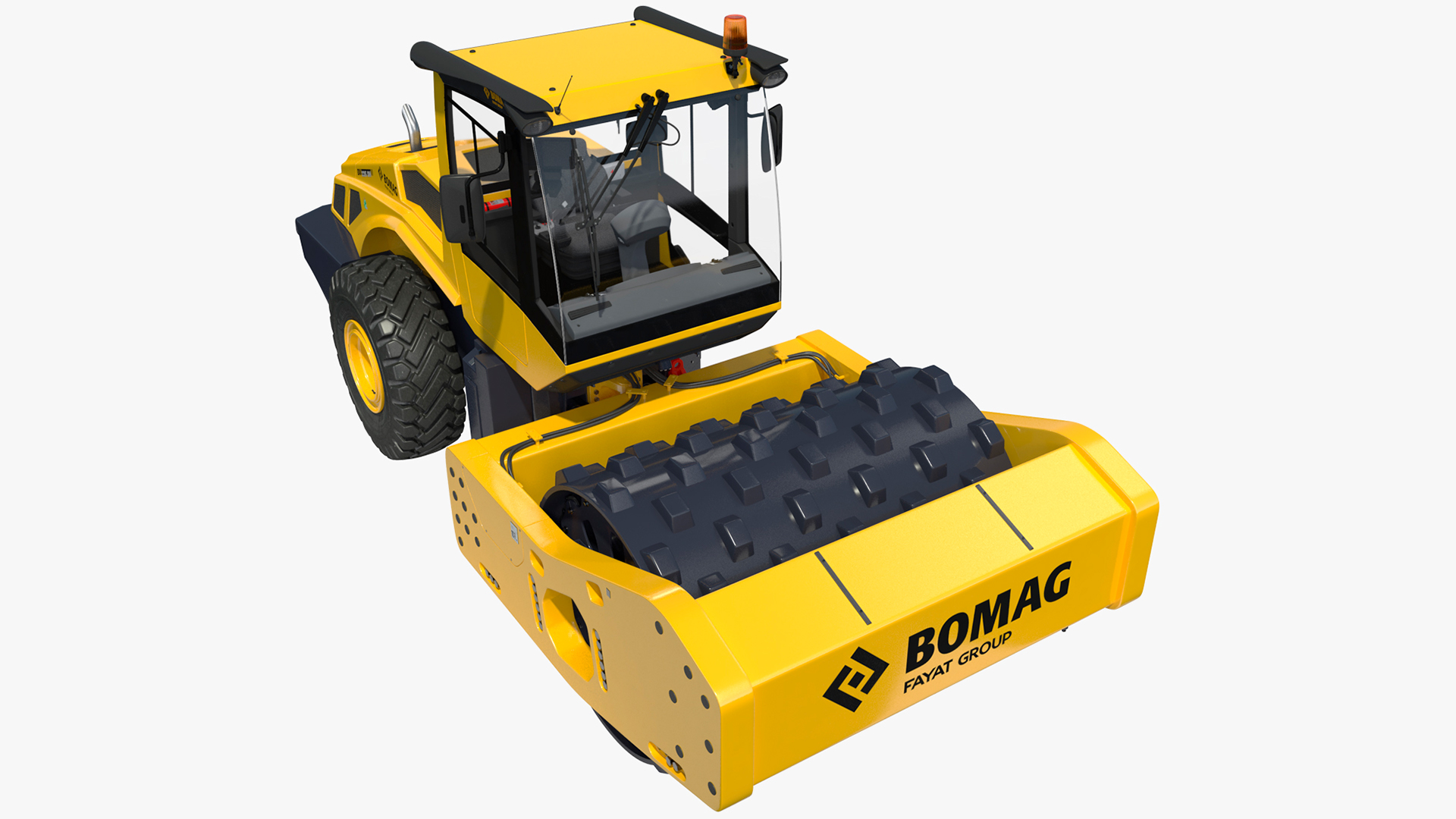 BOMAG BW226 PDH5 Single Drum Compactor New 3D