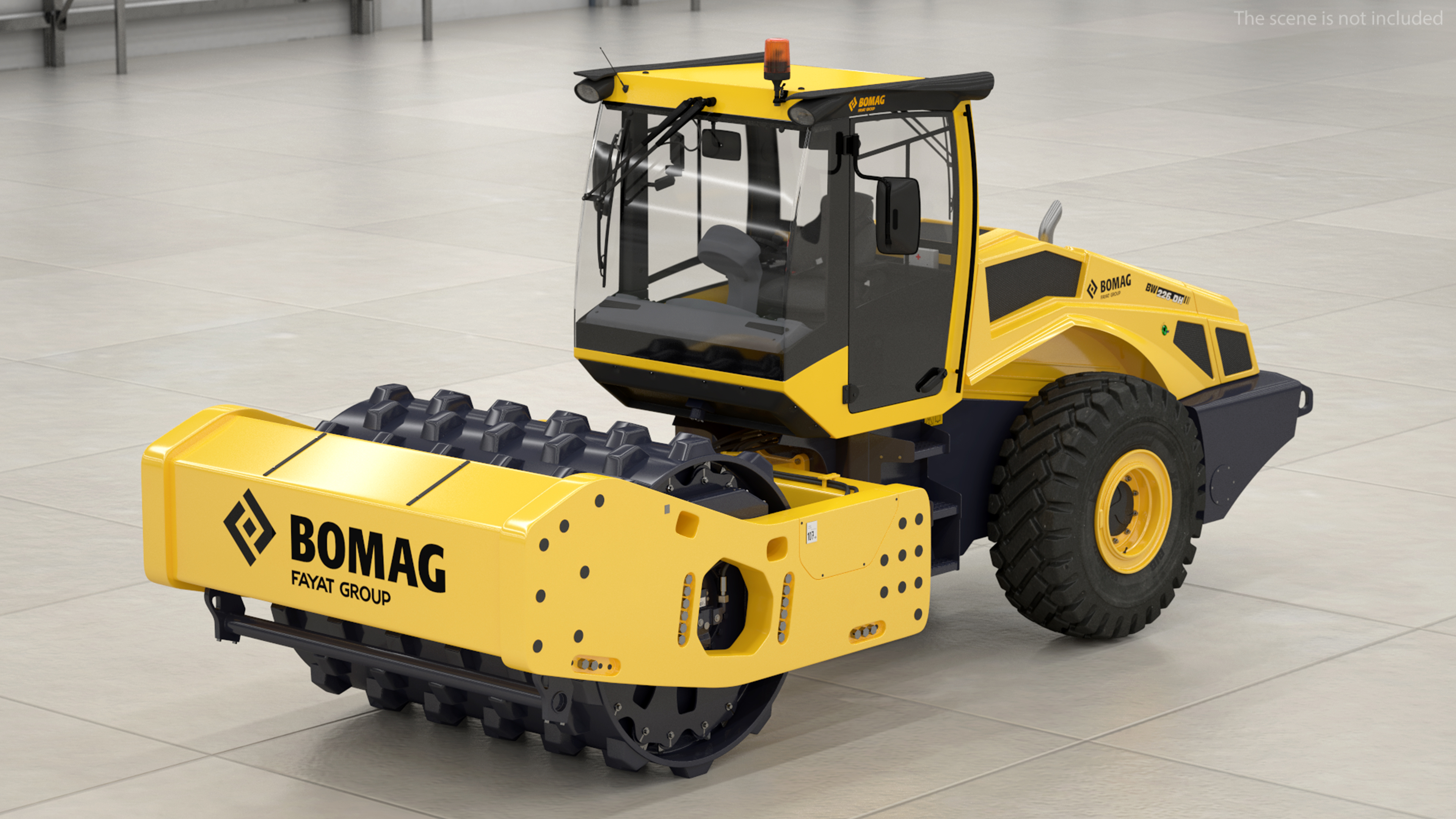 BOMAG BW226 PDH5 Single Drum Compactor New 3D