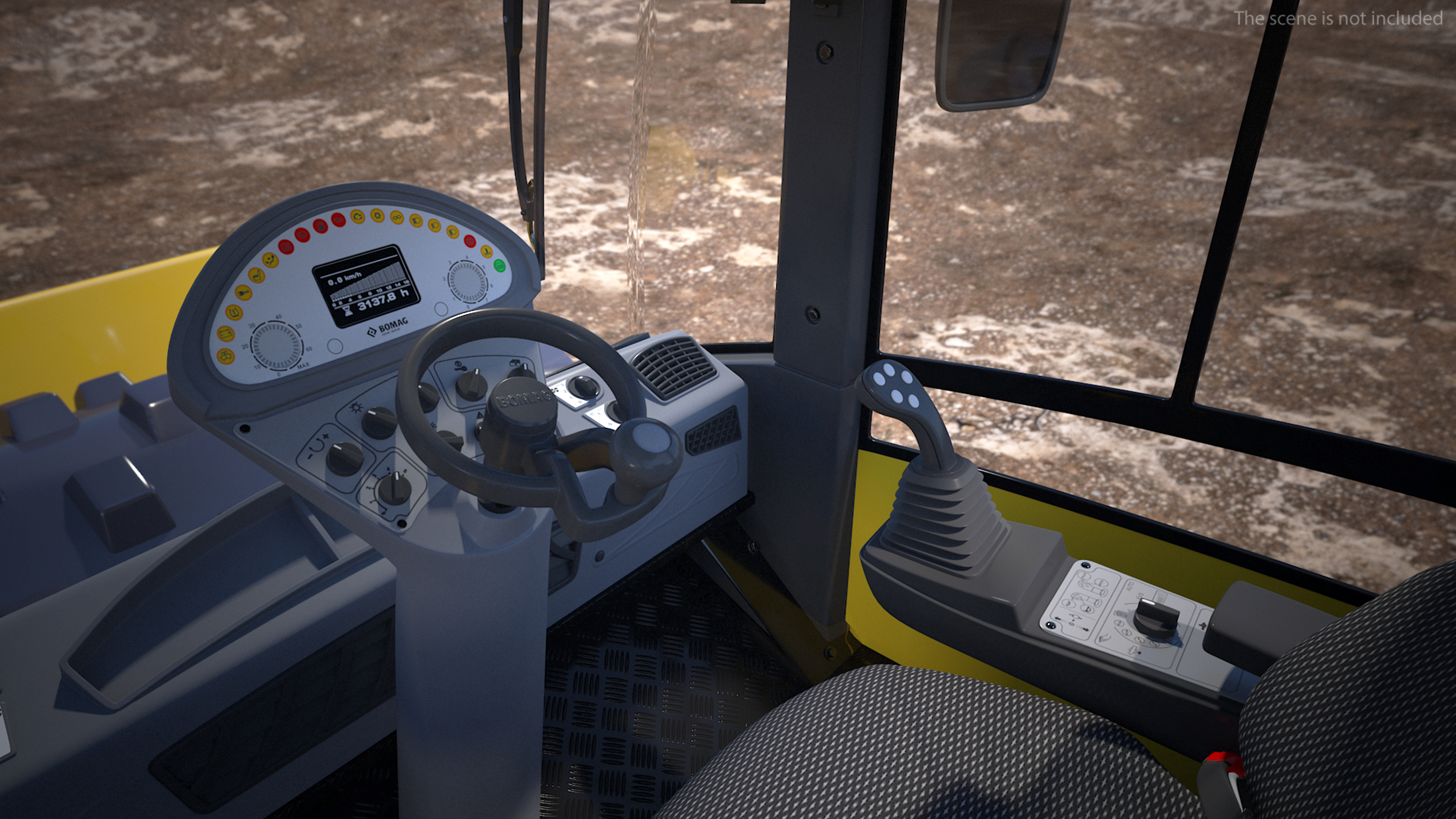 BOMAG BW226 PDH5 Single Drum Compactor New 3D