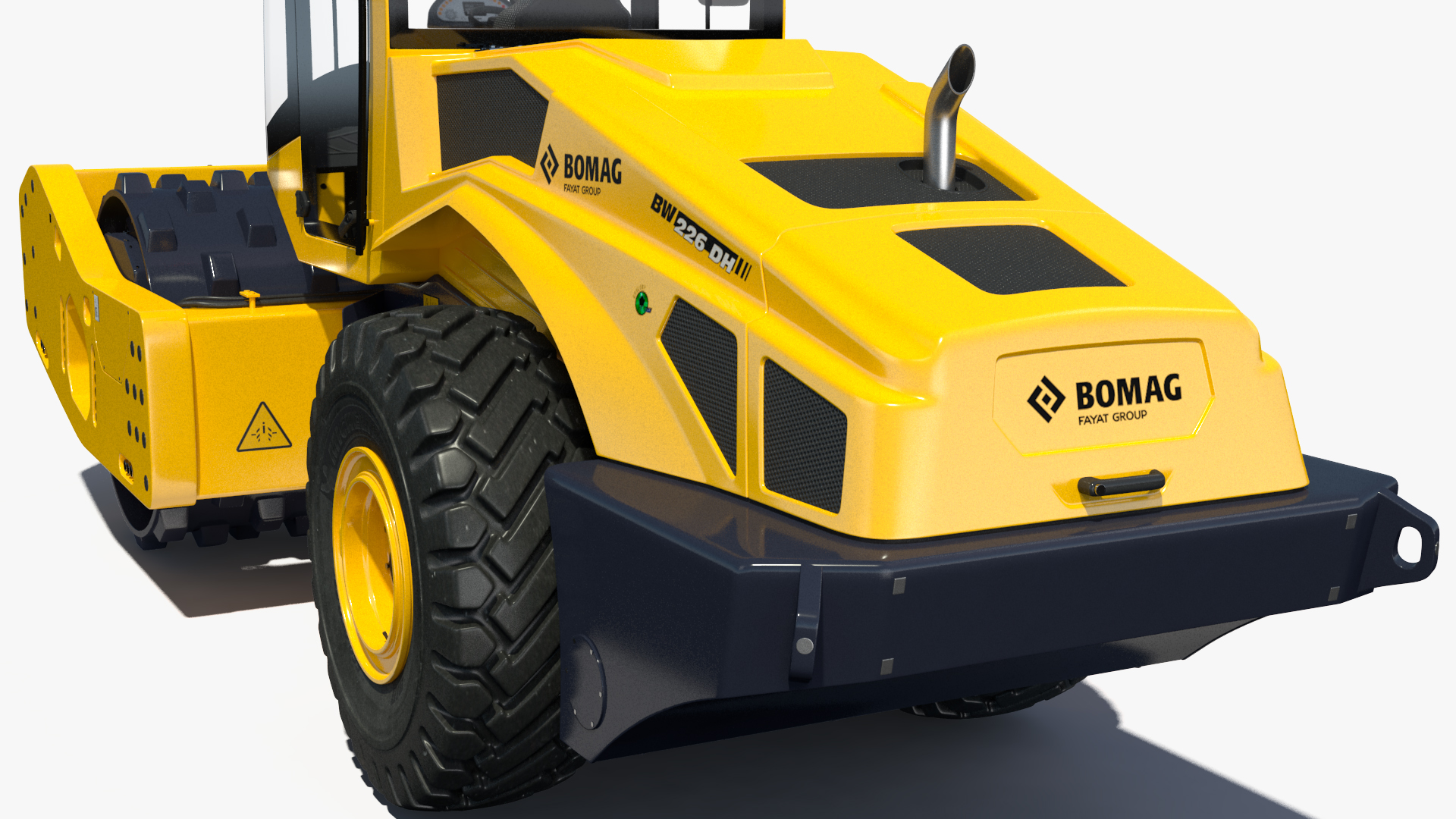 BOMAG BW226 PDH5 Single Drum Compactor New 3D
