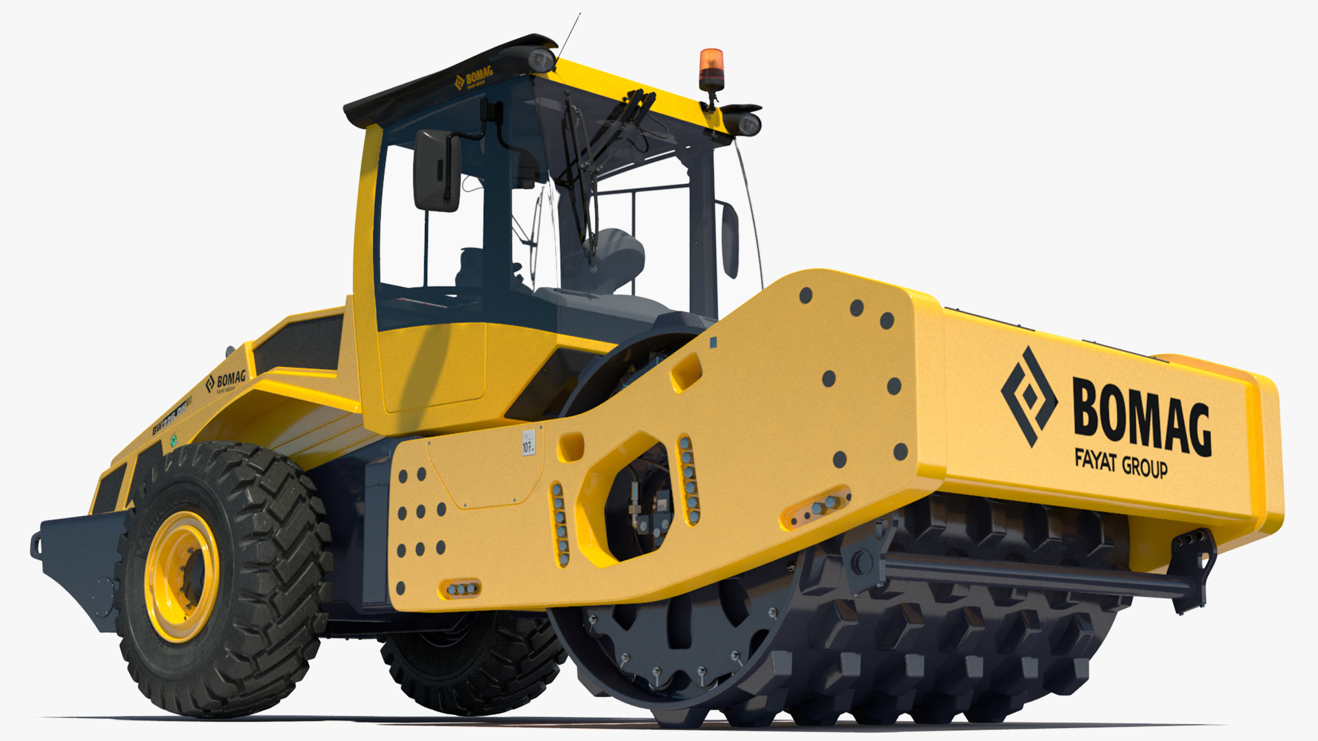 BOMAG BW226 PDH5 Single Drum Compactor New 3D