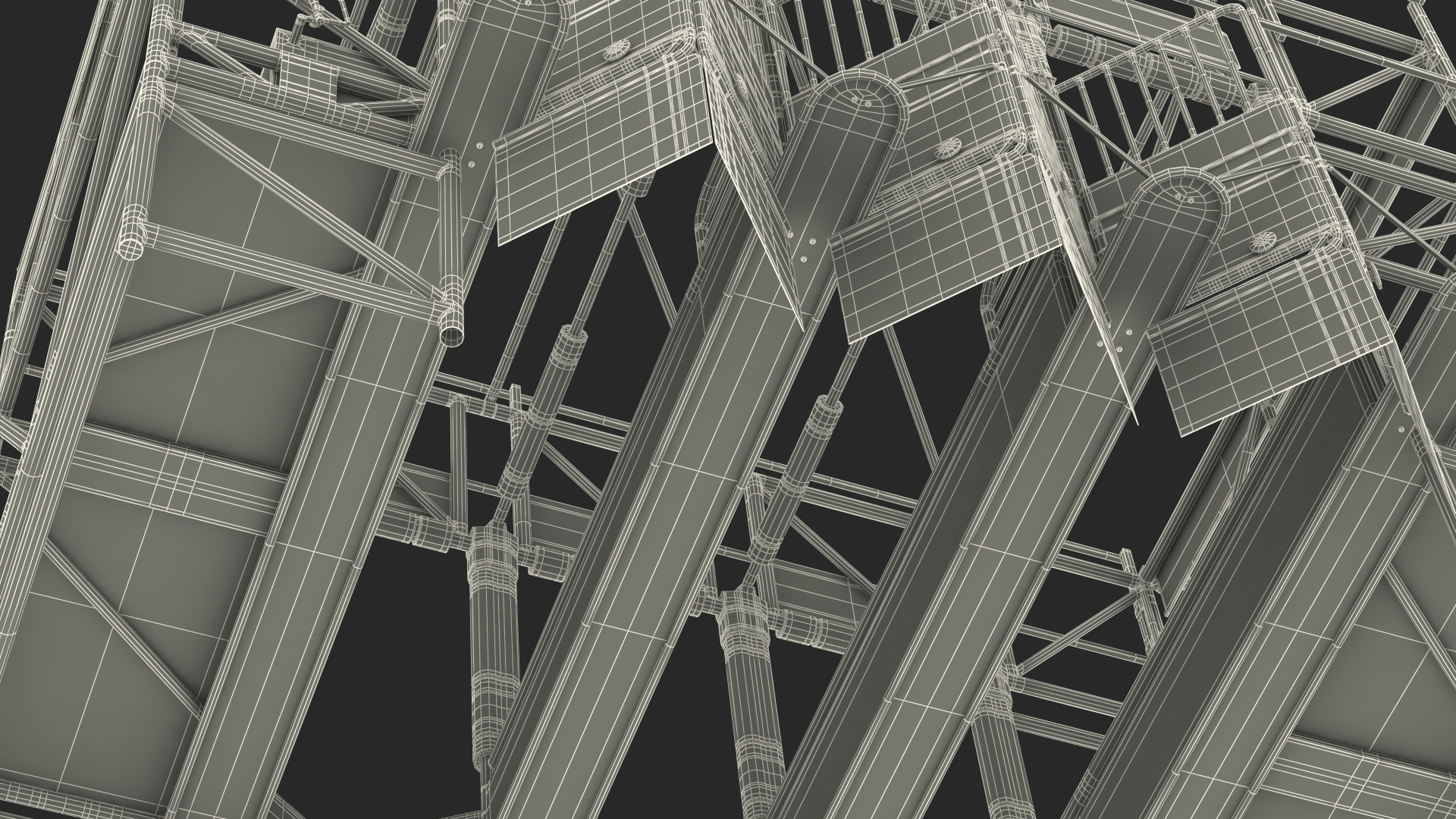 3D model Horse Starting Gates for 3 Places Rigged