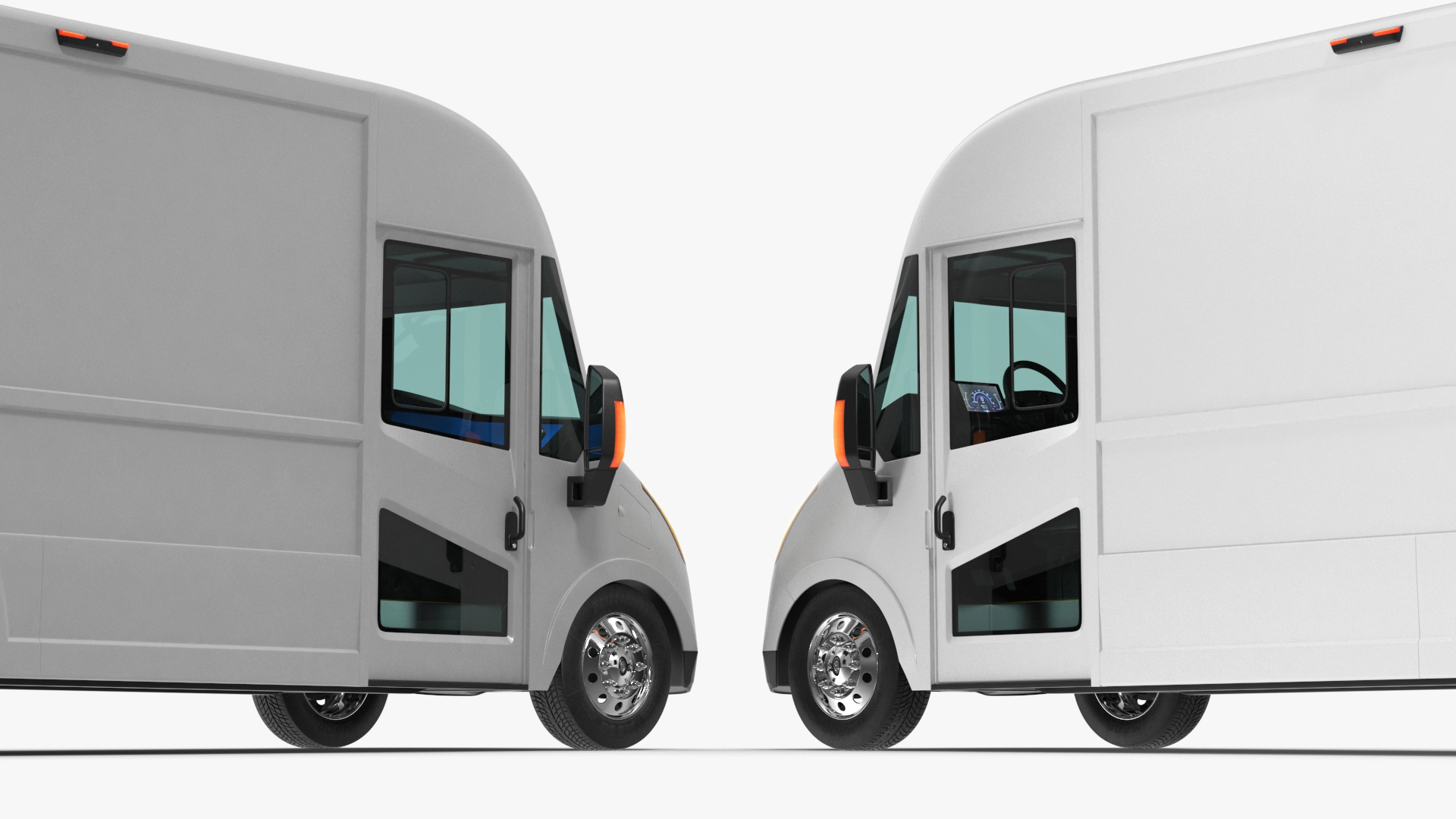 3D model Electric Delivery Vehicle