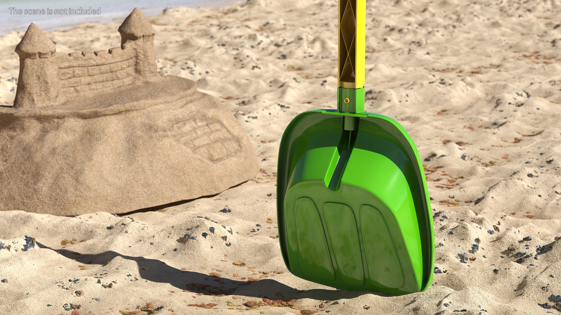Kids Beach Shovel 3D