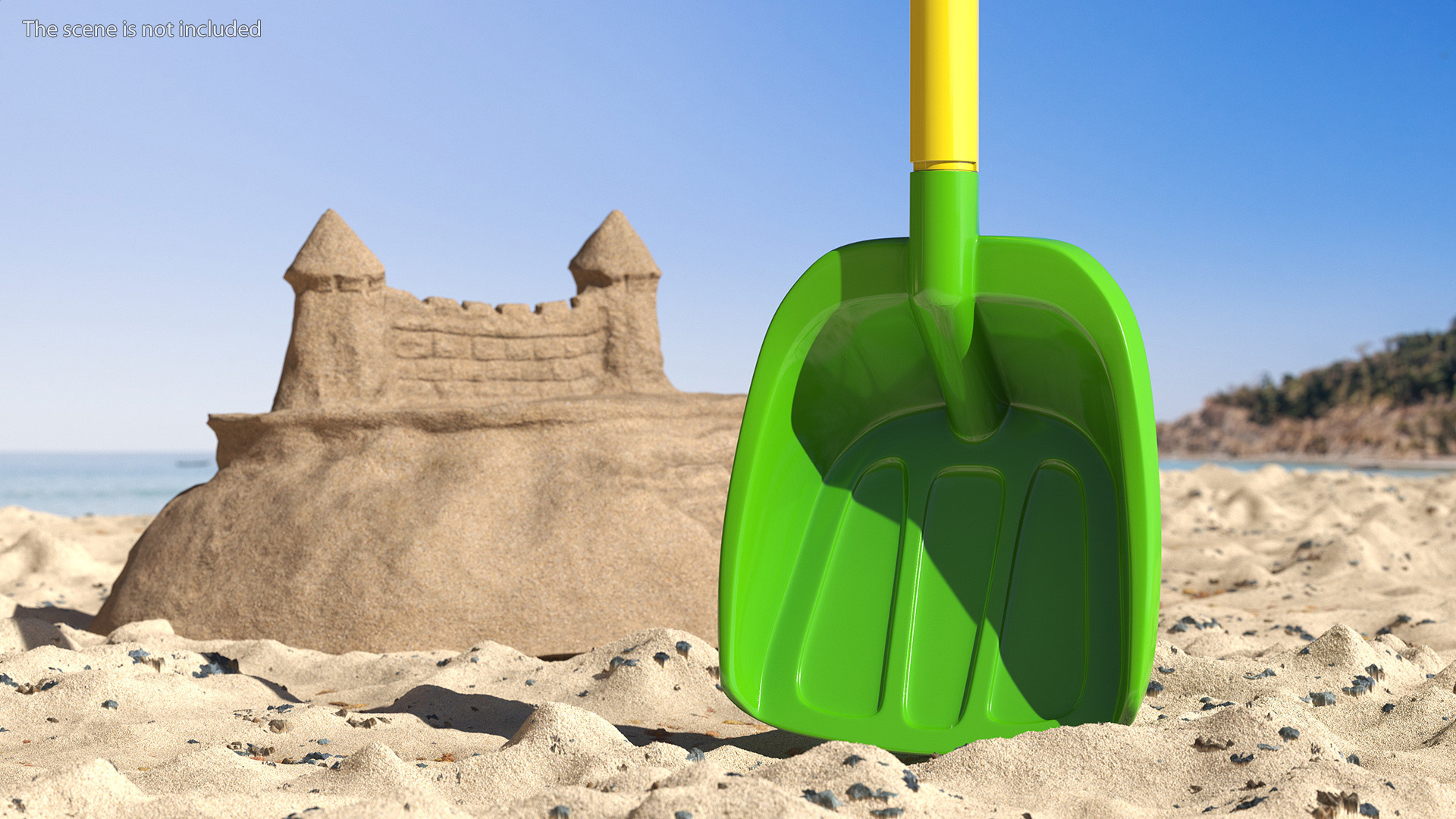 Kids Beach Shovel 3D