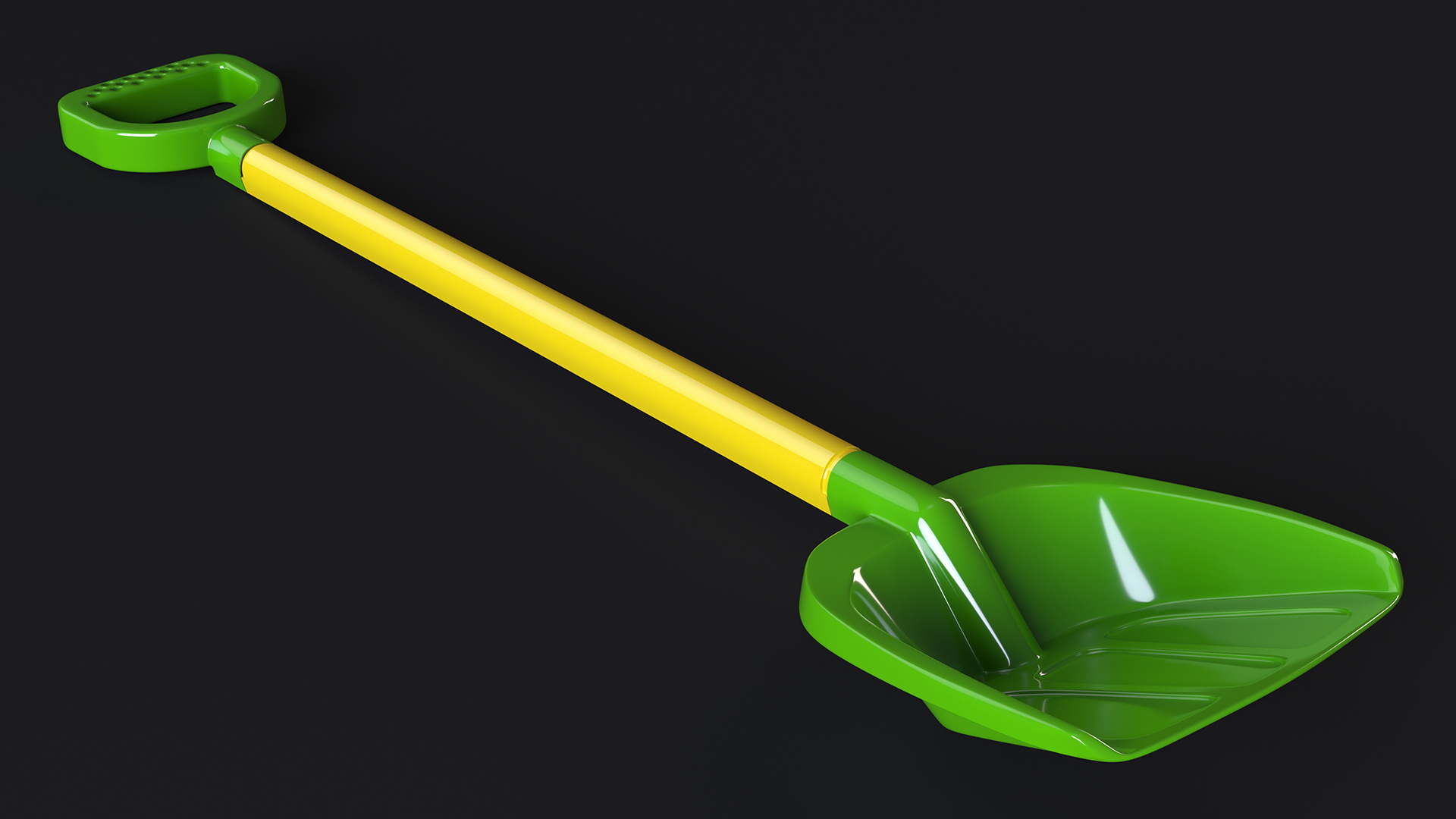 Kids Beach Shovel 3D
