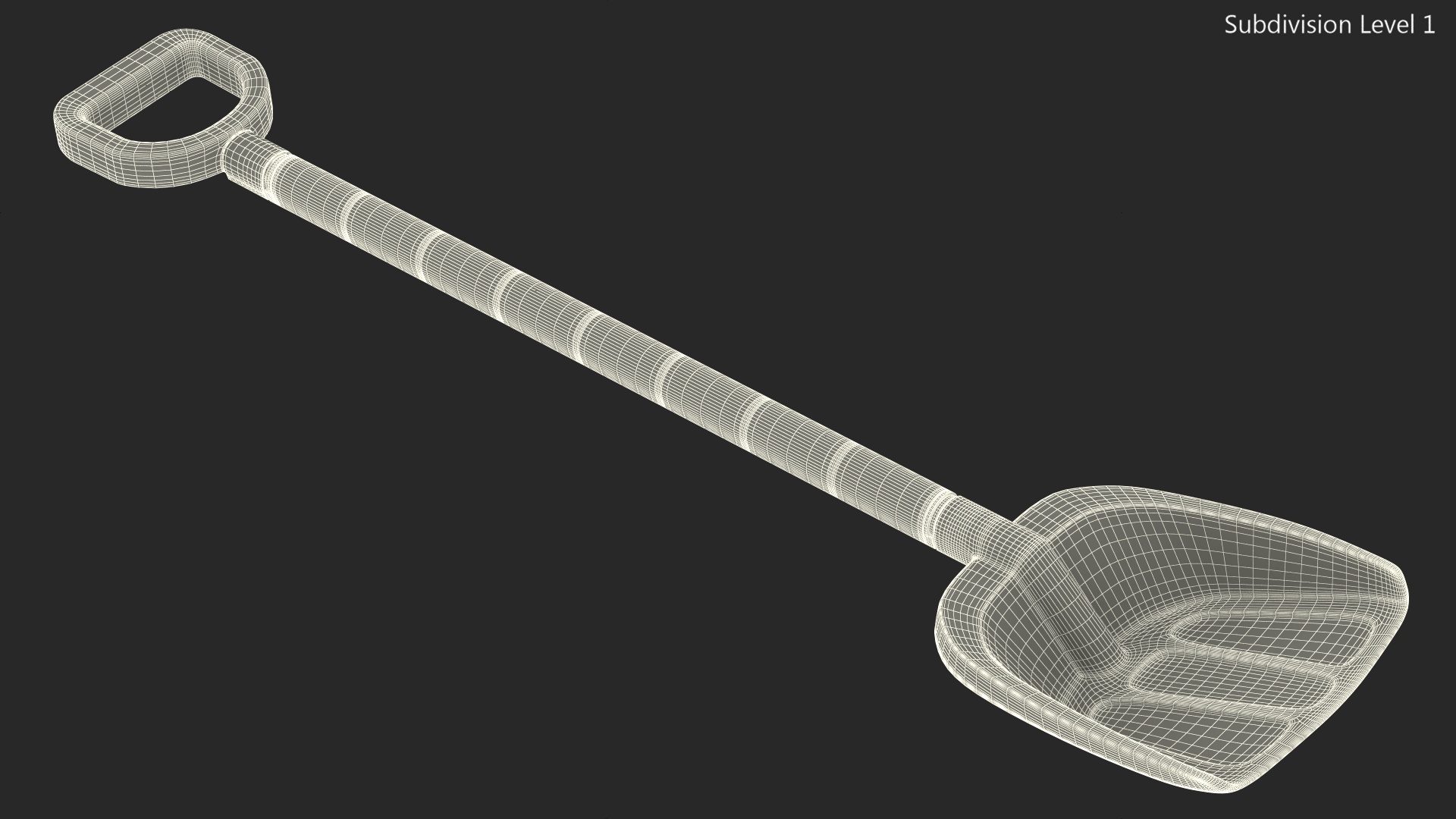 Kids Beach Shovel 3D