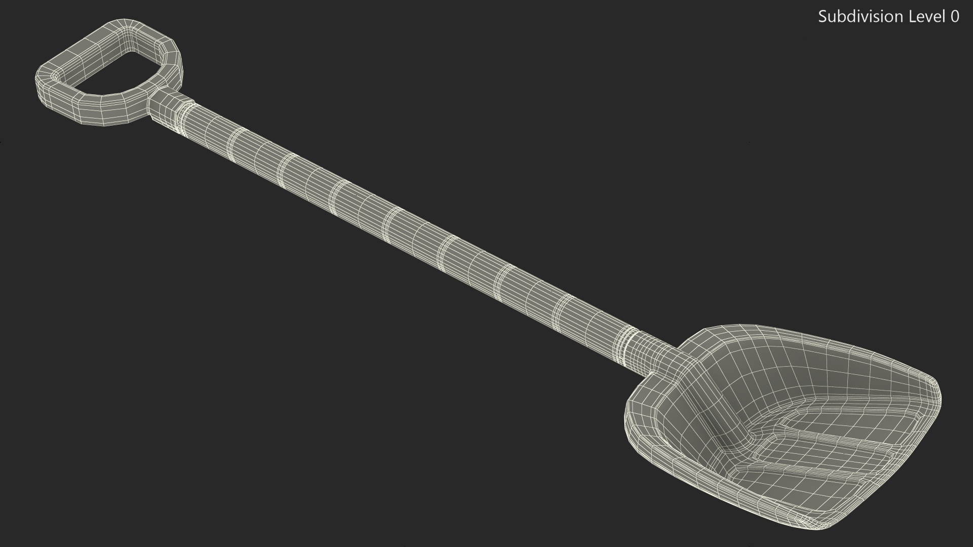 Kids Beach Shovel 3D