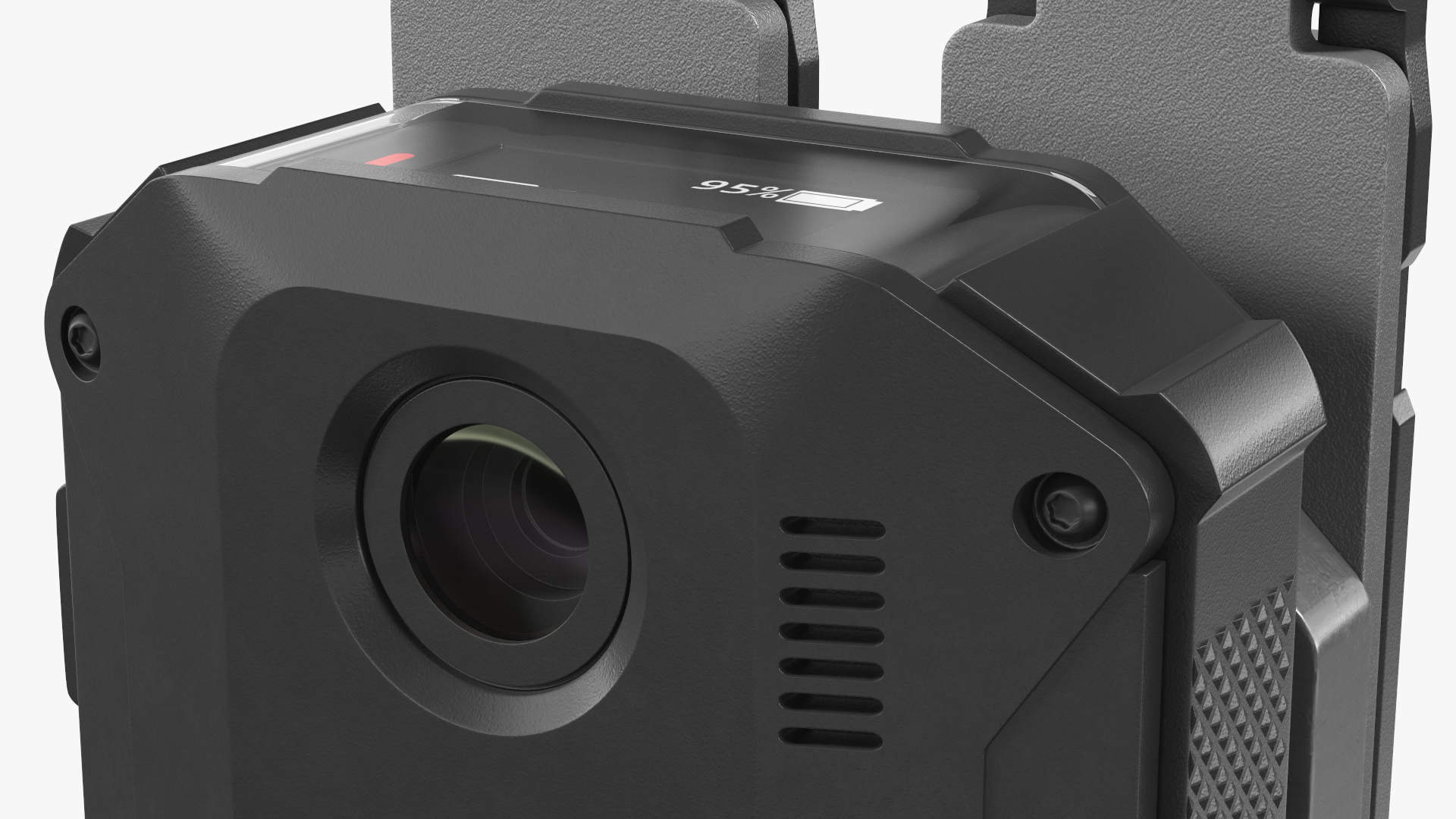 3D model Axon Body 3 Police Body Camera on Molle Mount