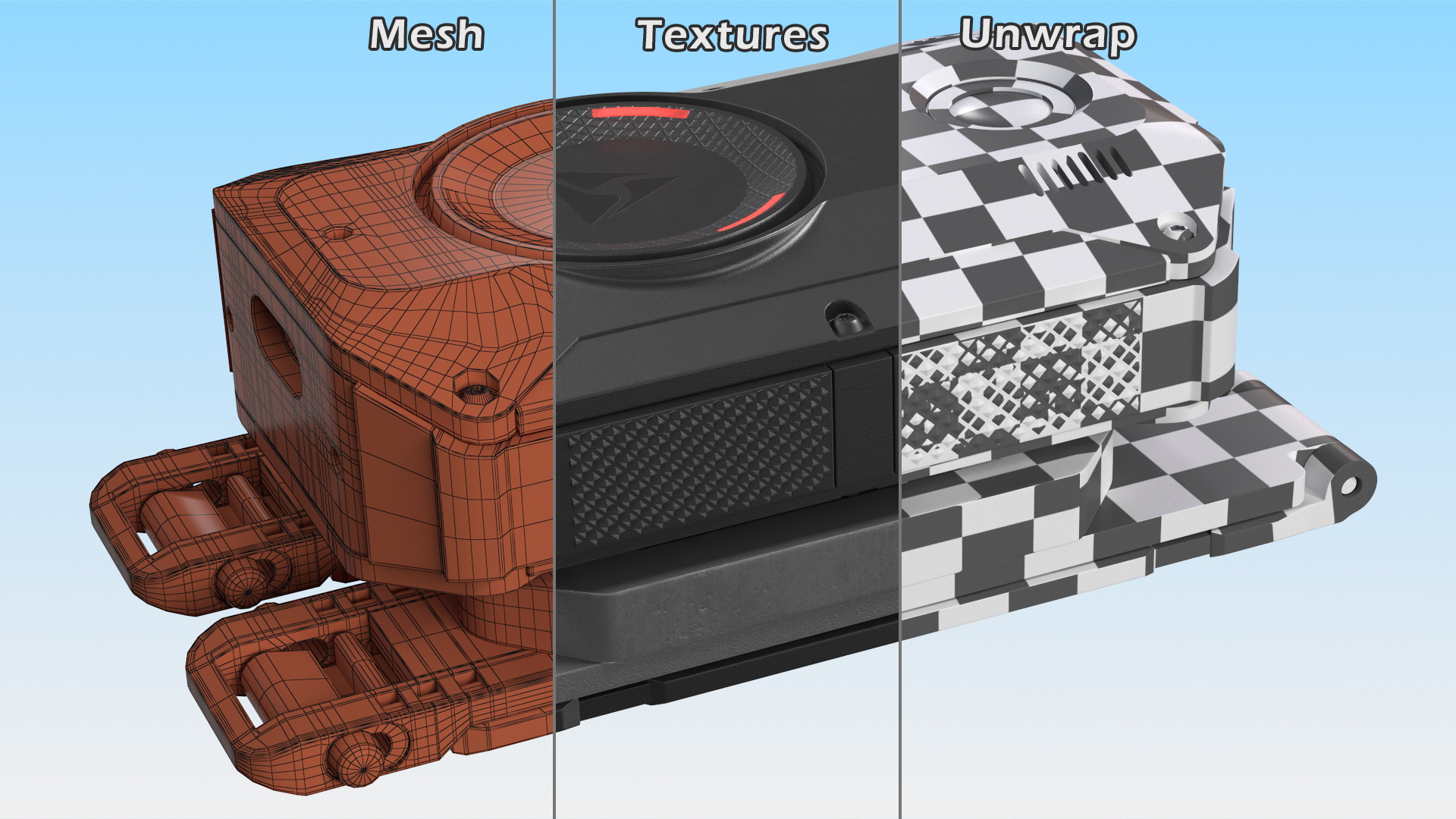 3D model Axon Body 3 Police Body Camera on Molle Mount