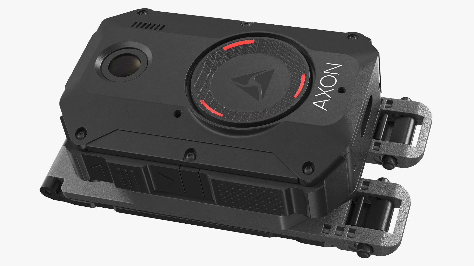 3D model Axon Body 3 Police Body Camera on Molle Mount