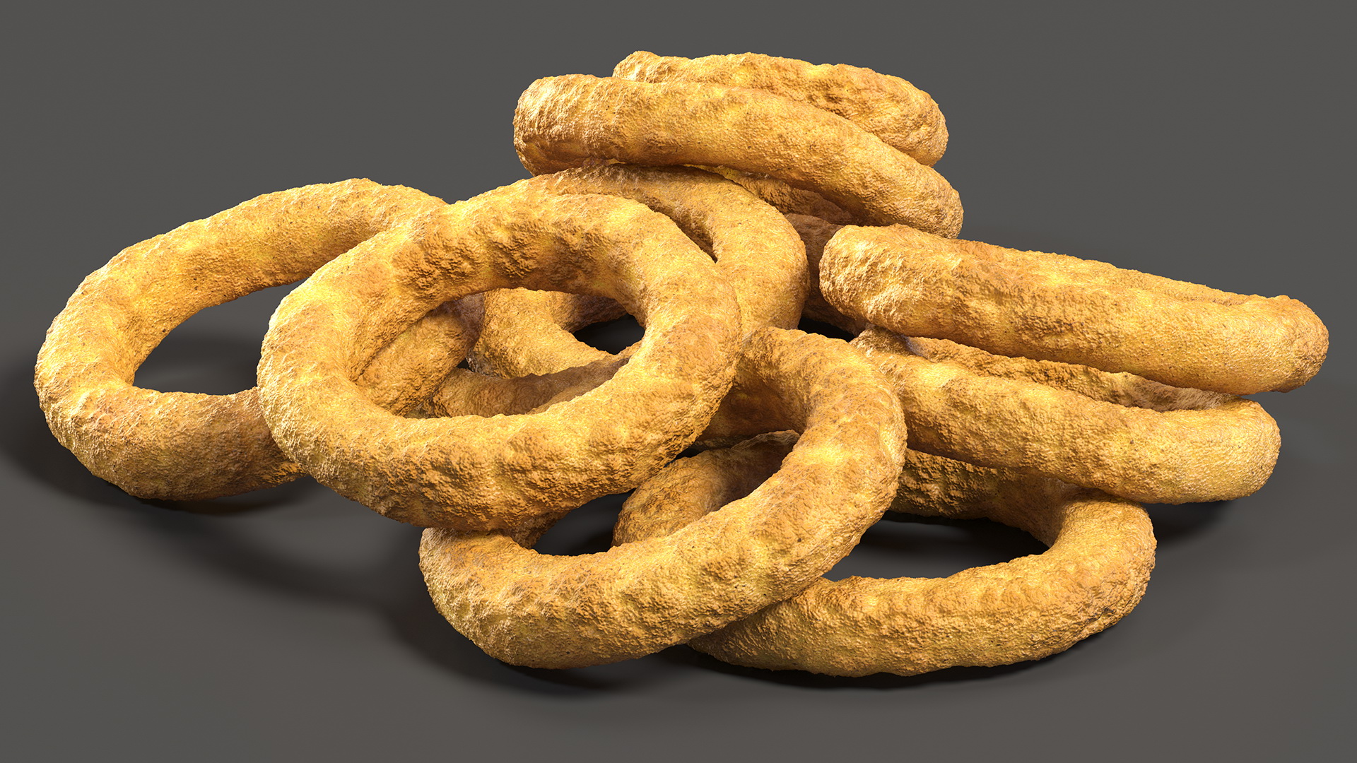 3D Onion Ring Chips