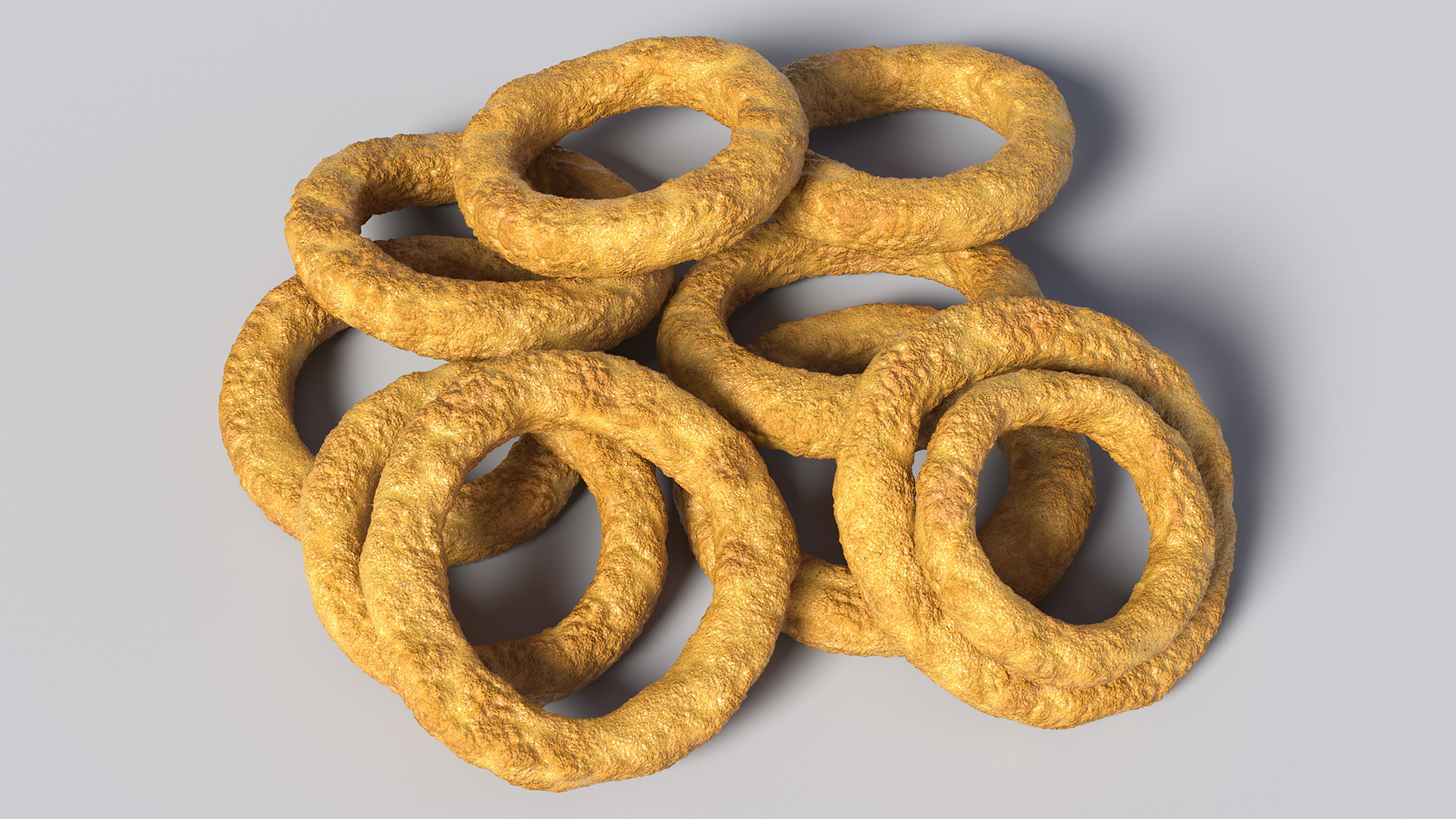 3D Onion Ring Chips