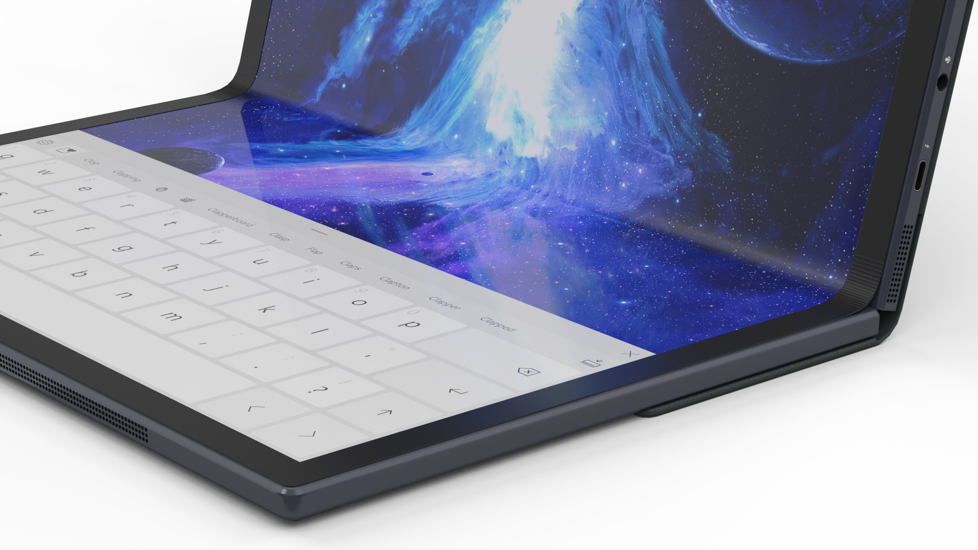 ASUS Zenbook 17 Keyboard on Screen 3D model