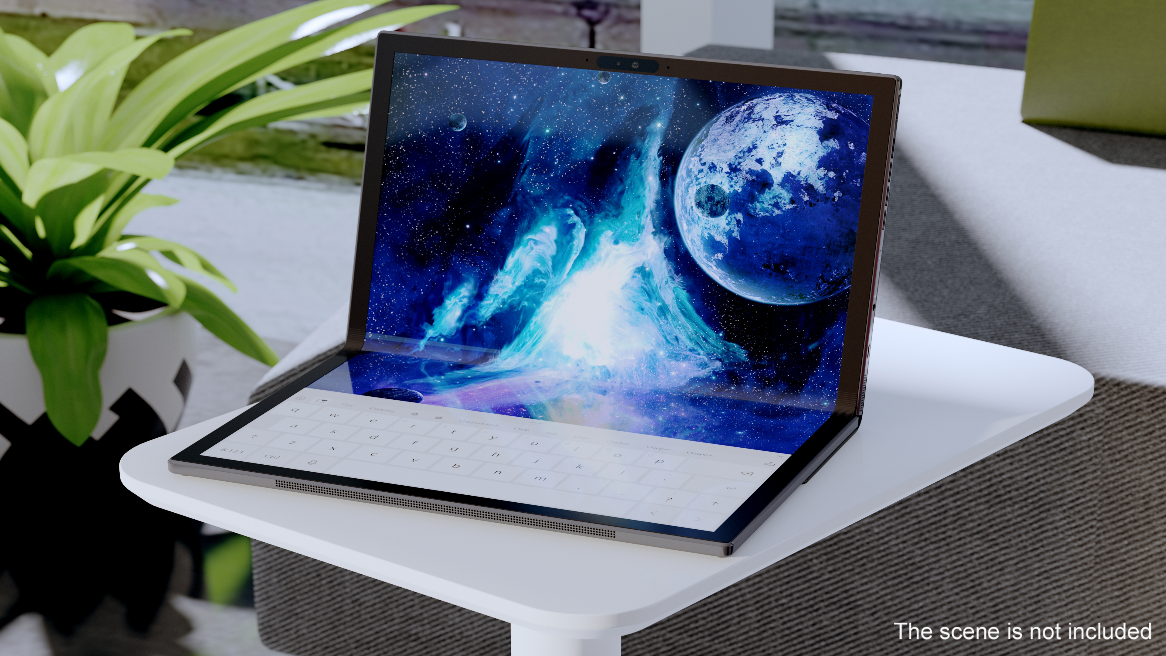 ASUS Zenbook 17 Keyboard on Screen 3D model