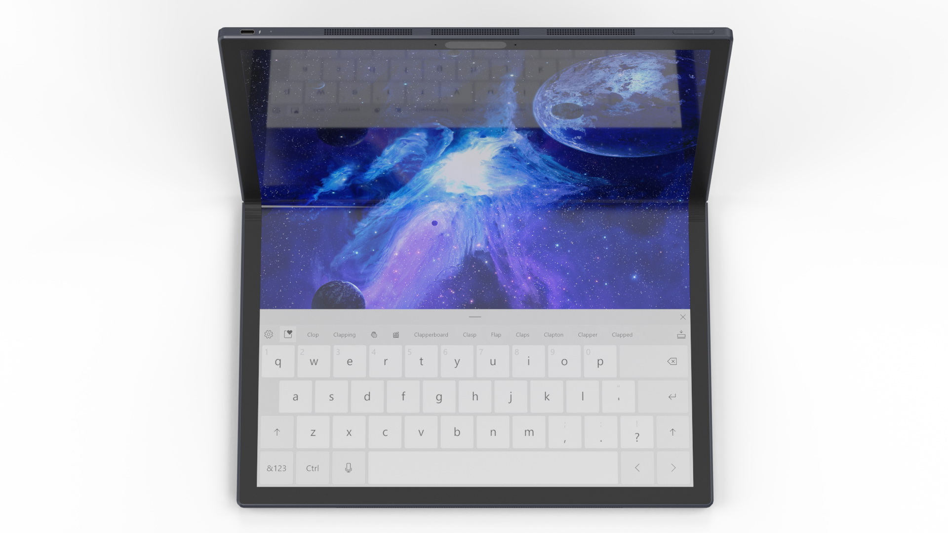 ASUS Zenbook 17 Keyboard on Screen 3D model