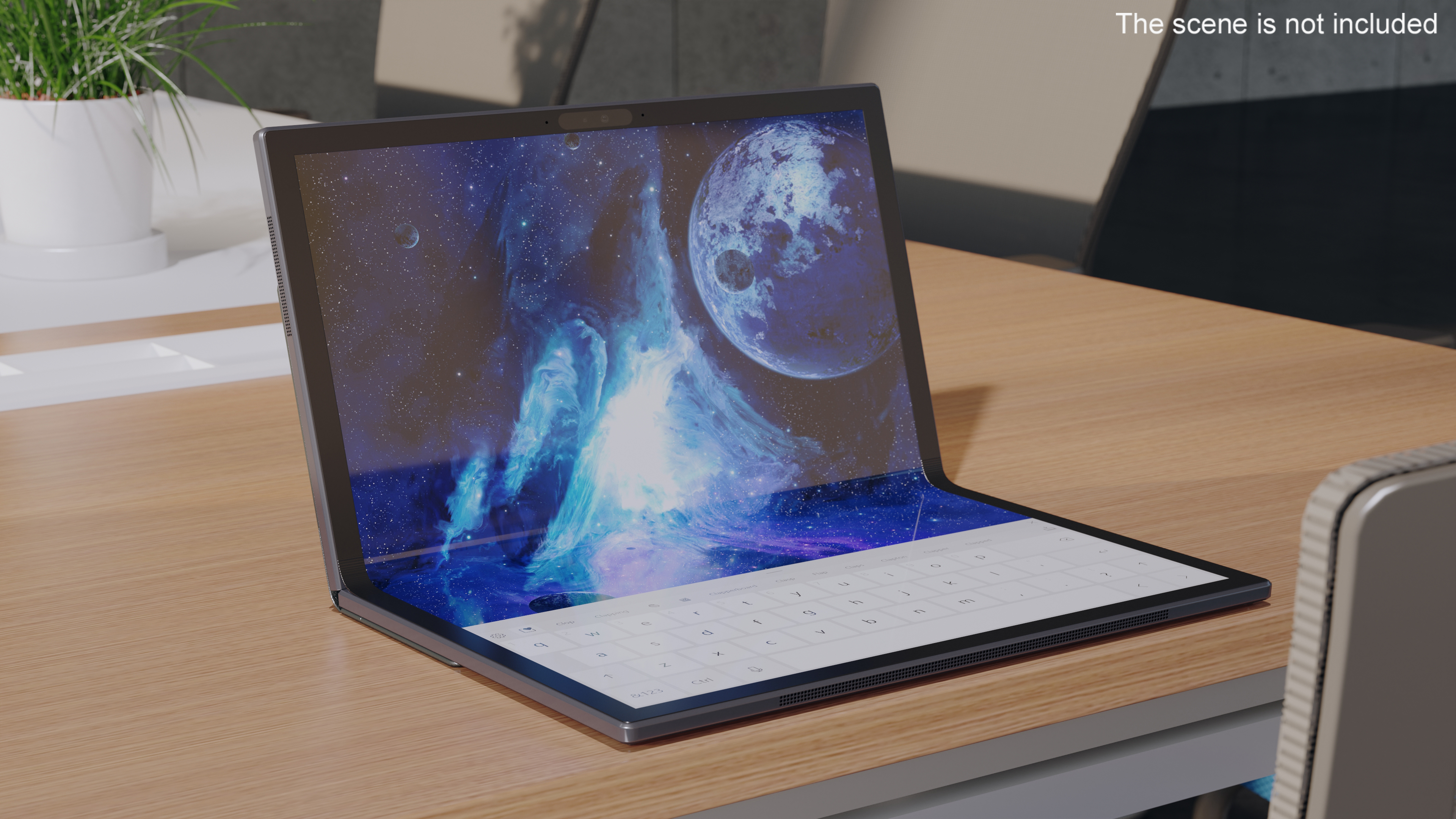 ASUS Zenbook 17 Keyboard on Screen 3D model